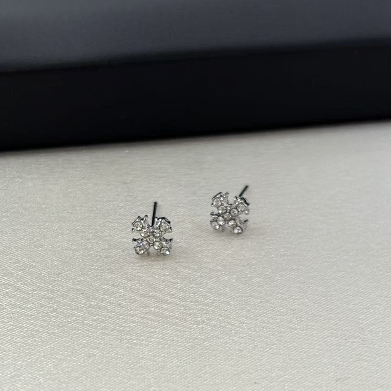 Other 6mm CZ Cross Stud Earrings for Men Women Size ONE SIZE - 2 Thumbnail