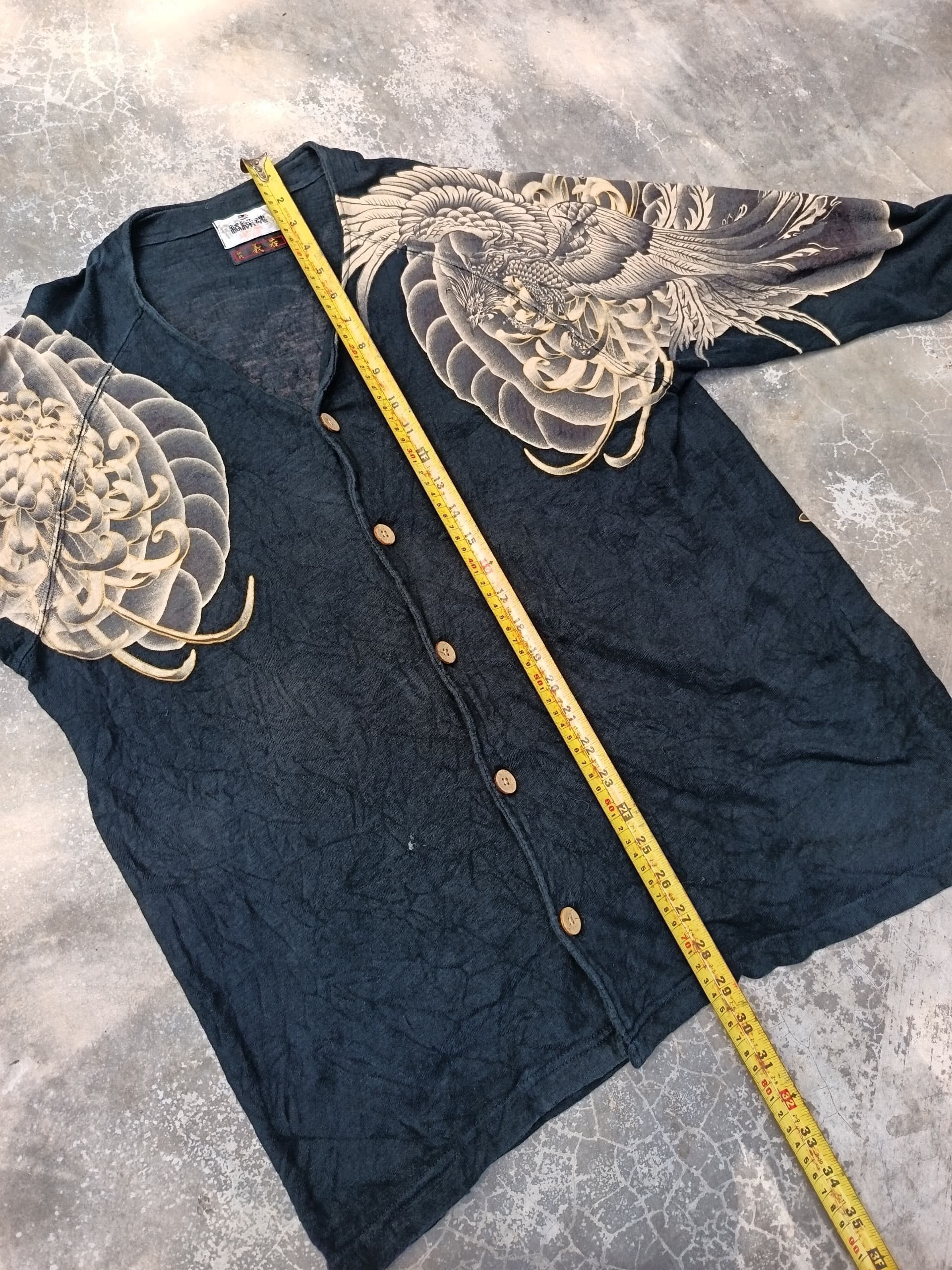 Japanese Brand Vintage karakuri tamasyi sukajan art button up shirt Size US L / EU 52-54 / 3 - 8 Thumbnail