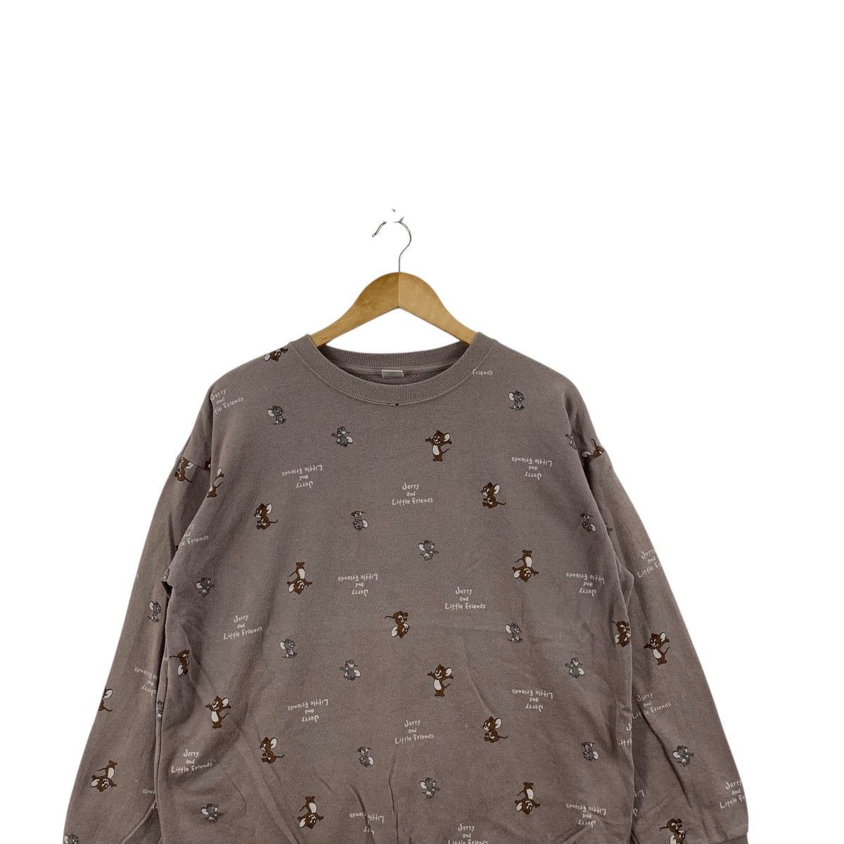Other TOM & JERRY CARTOON Over Print Baggy Sweatshirt Pullover Size XXL / US 16-18 / IT 52-54 - 2 Thumbnail