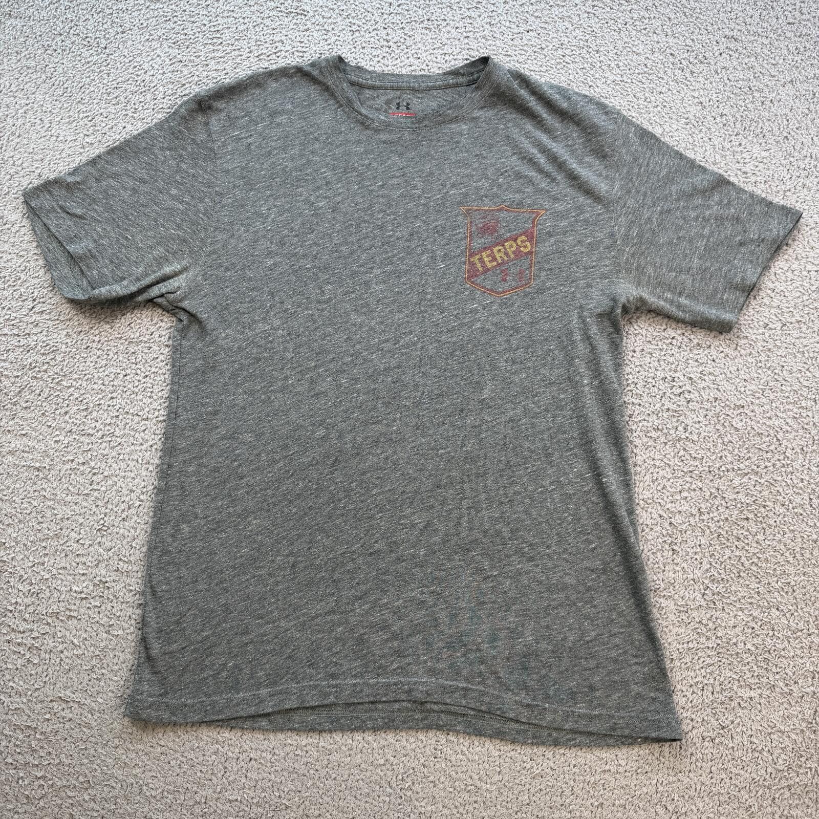 Under Armour Under Armour Maryland Terrapins Fear The Turtle T Shirt Gray Size US L / EU 52-54 / 3 - 1 Thumbnail