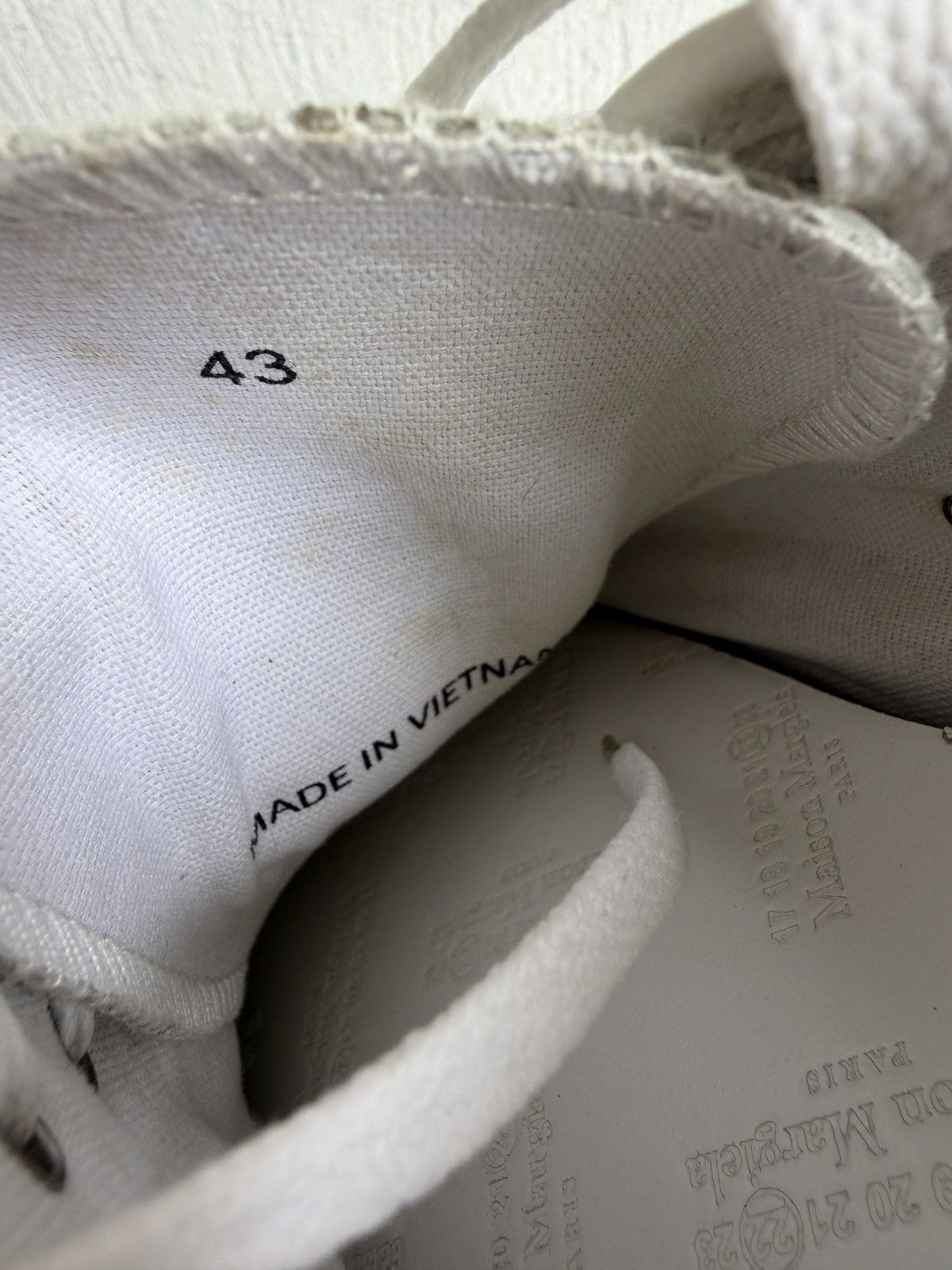 Maison Margiela 🫆tabi leather sneakers Size US 10.5 / EU 43-44 - 12 Thumbnail