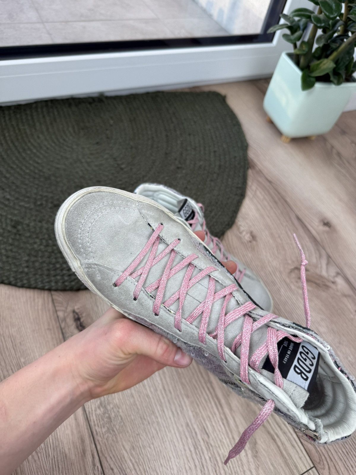 Golden Goose Golden Goose Leather Printed Sneakers Size 39 Size US 9 / IT 39 - 6 Thumbnail