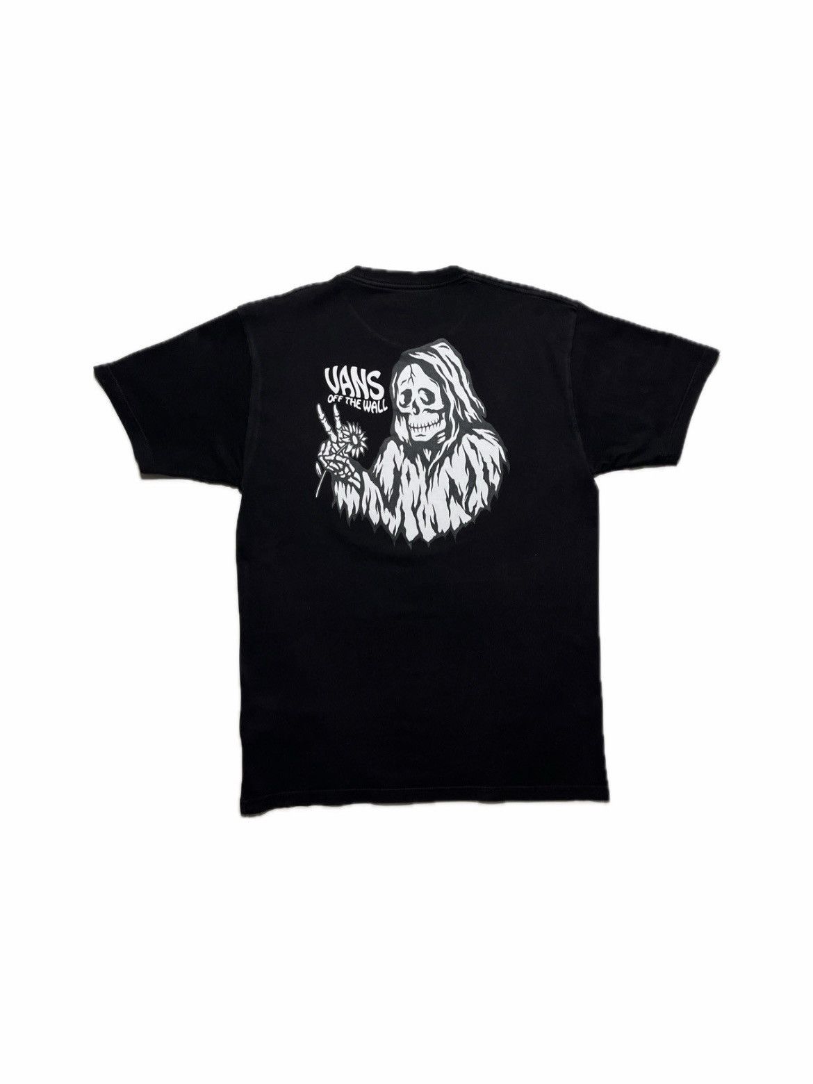 Vans Vans Skateboards Peace Reaper Black T-shirt Size US M / EU 48-50 / 2 - 1 Thumbnail
