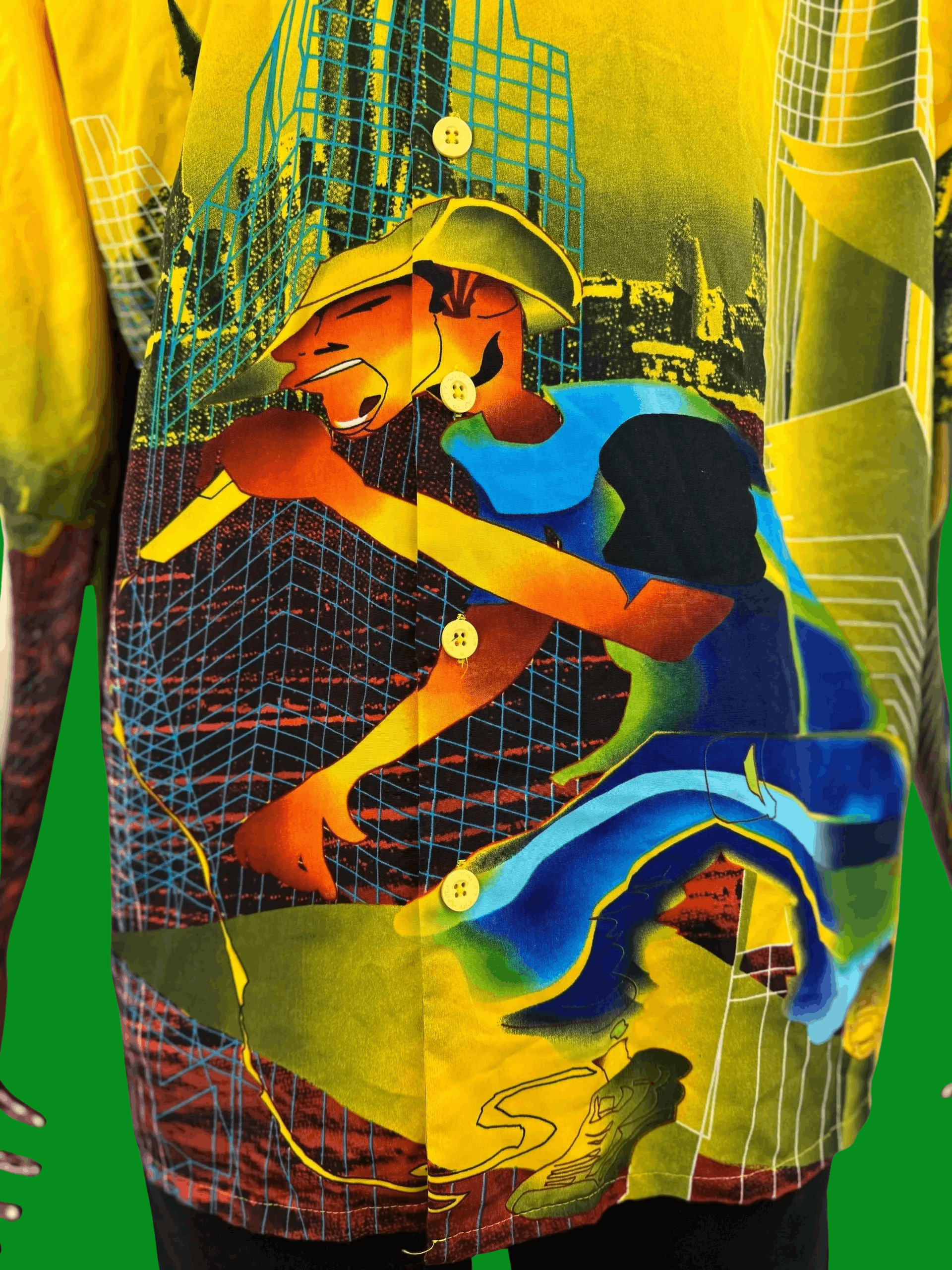 City Hunter VTG Y2K City Hunter Original Collection NYC Skyline Graphic Size US L / EU 52-54 / 3 - 4 Thumbnail