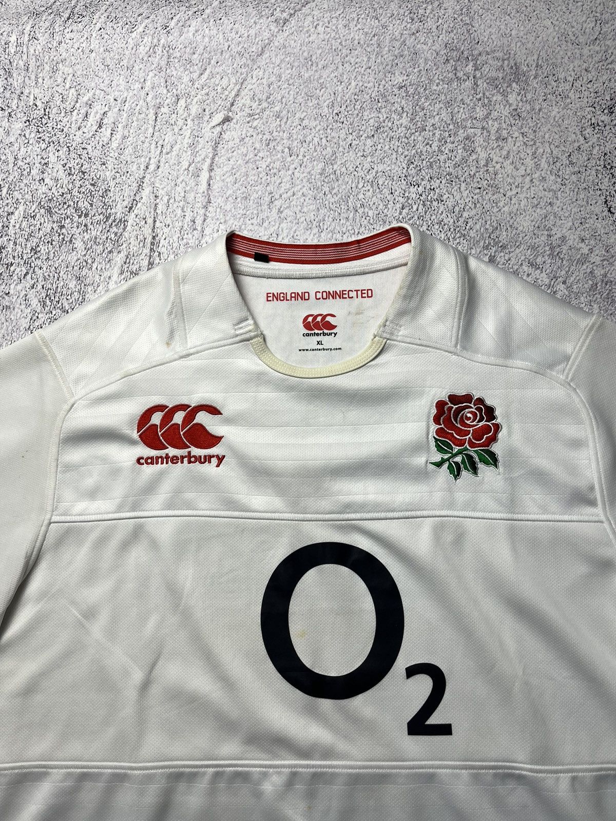 Canterbury of New Zealand Mens Vintage Canterbury England rugby polos T-shirt rare Size US XL / EU 56 / 4 - 15 Thumbnail