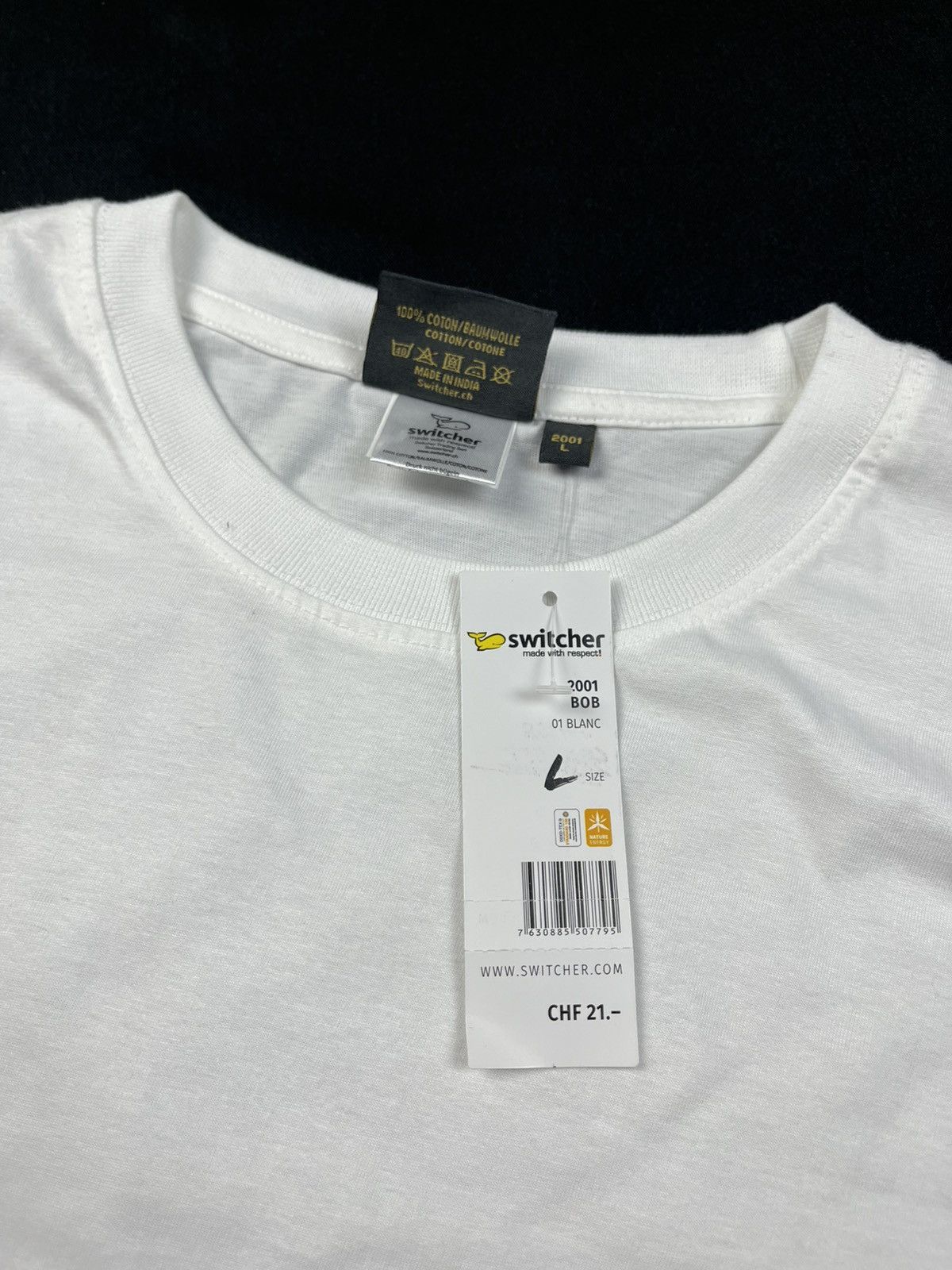 Other New with tag Switcher basic oversized t shirt cotton tee Size US L / EU 52-54 / 3 - 5 Thumbnail