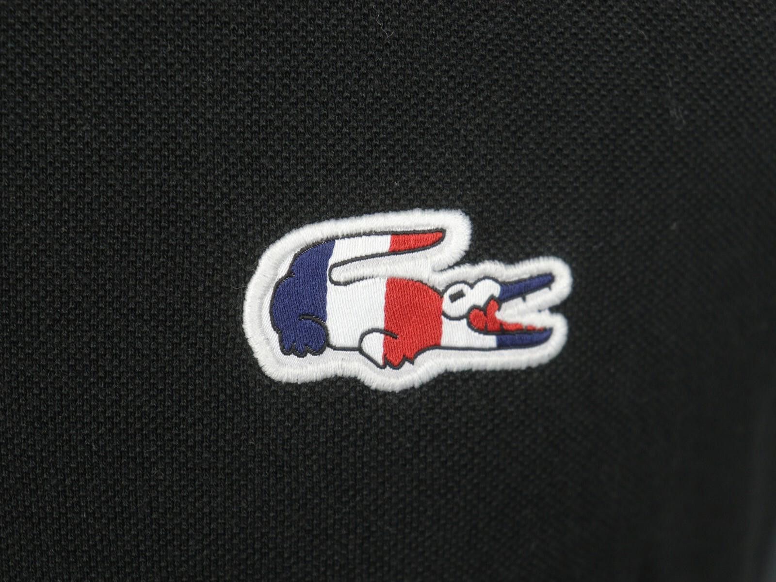 Lacoste Lacoste Black Cotton Collared Popover Polo Shirt Size 5 Size US M / EU 48-50 / 2 - 6 Thumbnail