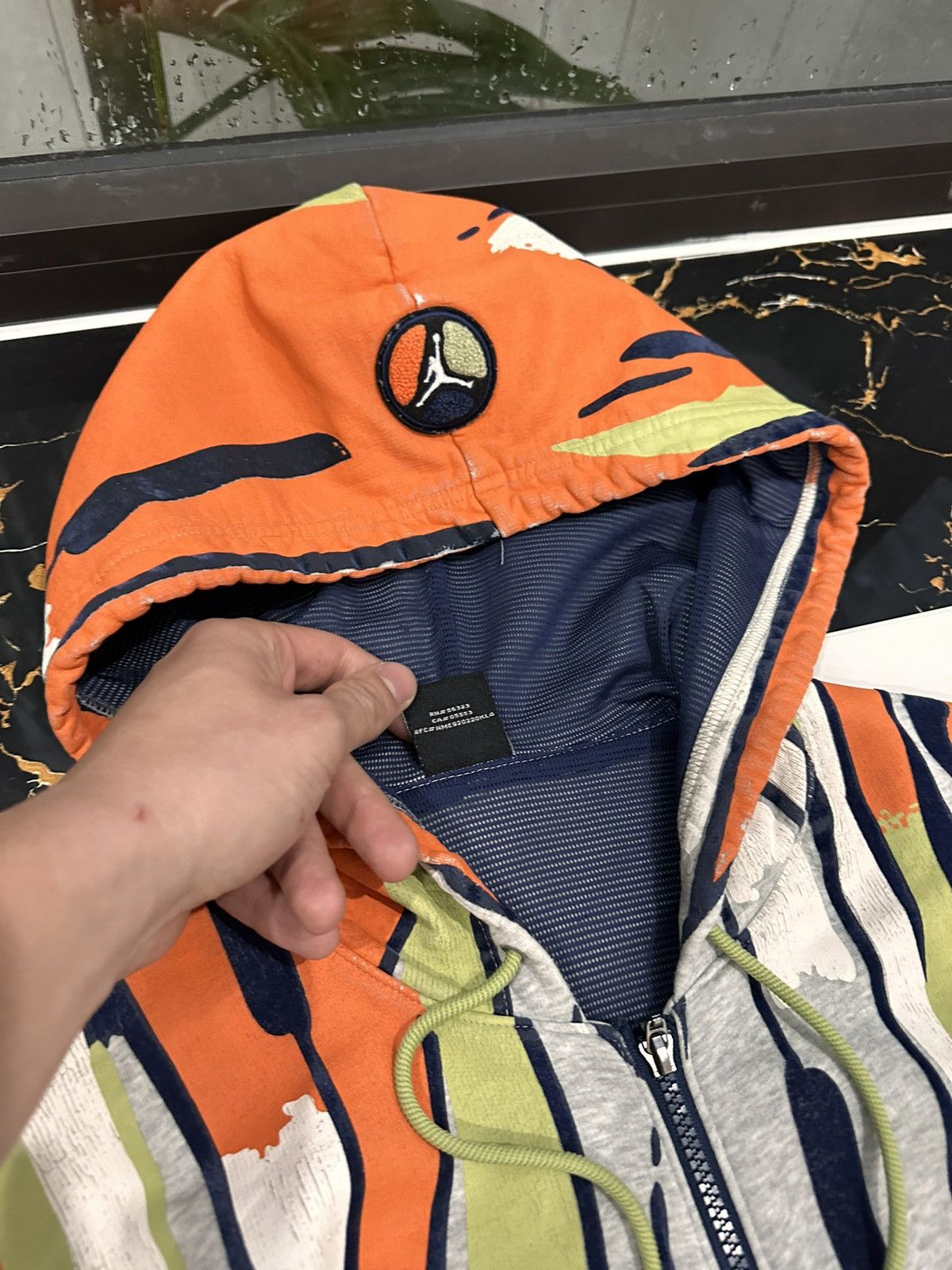 Nike × Vintage JORDAN VINTAGE DOUBLE LOGO STREETWEAR ZIP-HOODIE Size US XXL / EU 58 / 5 - 9 Thumbnail