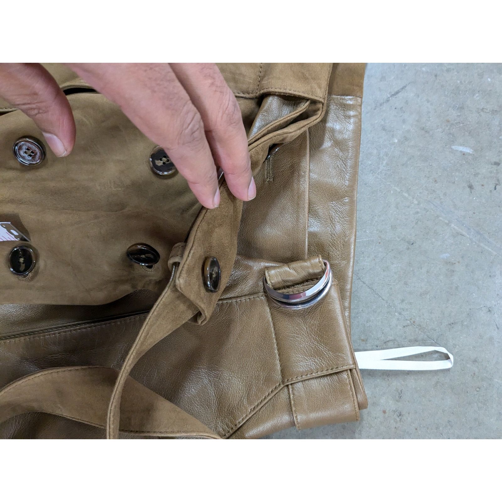 Banana Republic Banana Republic x Peter Do -Leather Utility Skirt/10/Brown Size 32" / US 10 / IT 46 - 6 Thumbnail