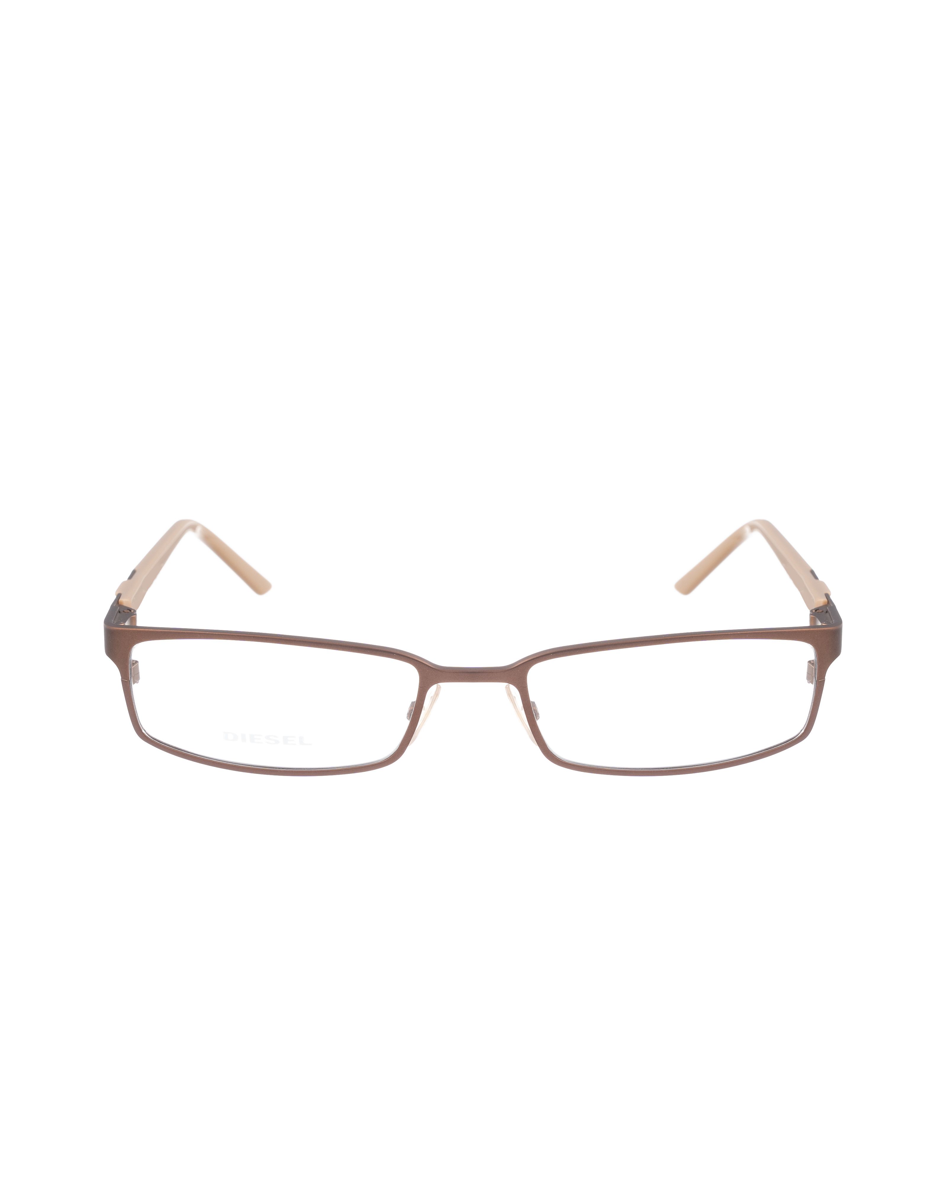 Diesel Diesel 00s Brown Matte Glasses with Tan Temples Size ONE SIZE - 2 Thumbnail