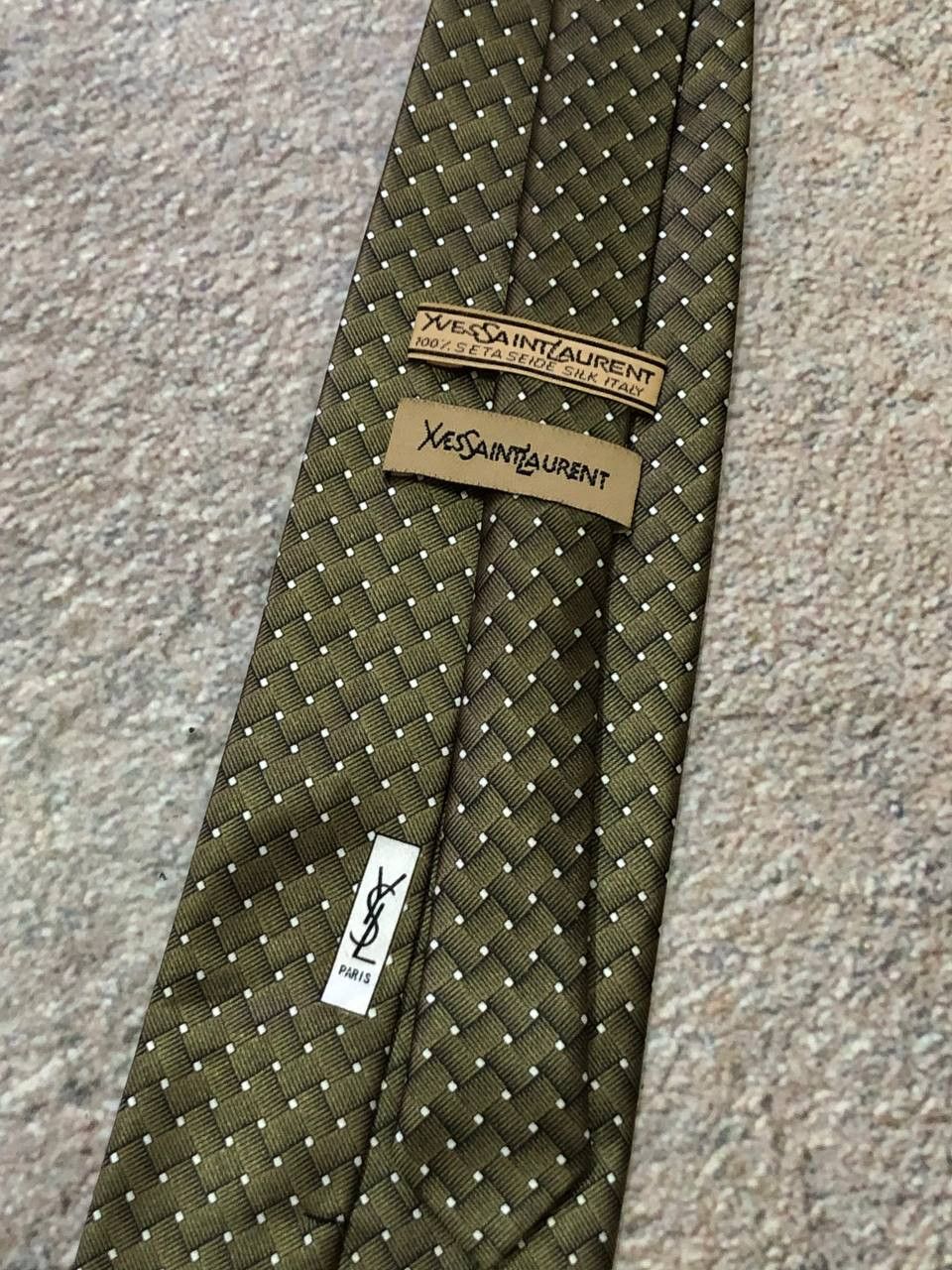 Yves Saint Laurent Yves Saint Laurent silk tie Size ONE SIZE - 5 Thumbnail