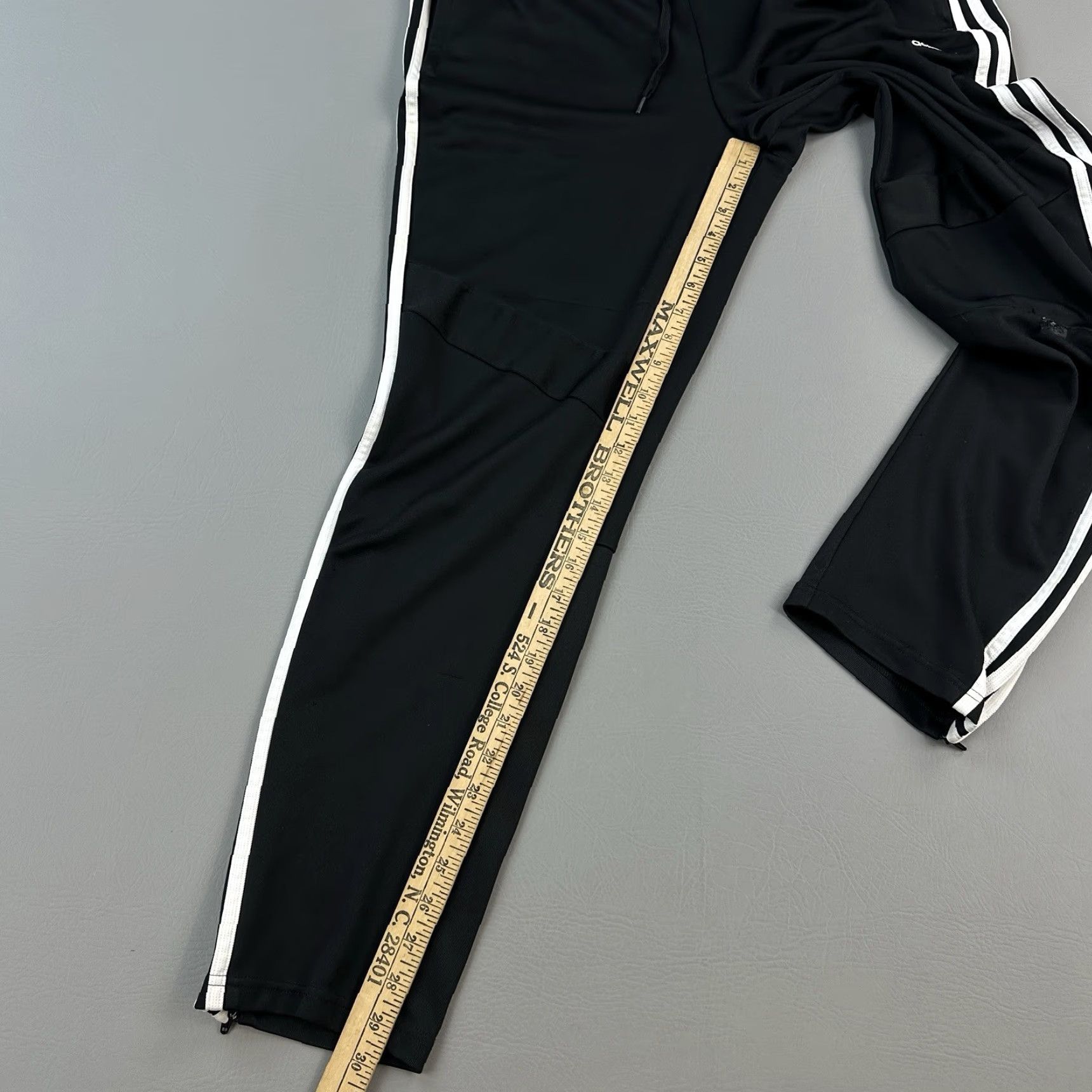 Adidas Adidas Track Pants Women's XL Black Tiro 19 Climacool Ankle Zip Soccer Training Size 40" / US 18 - 6 Thumbnail