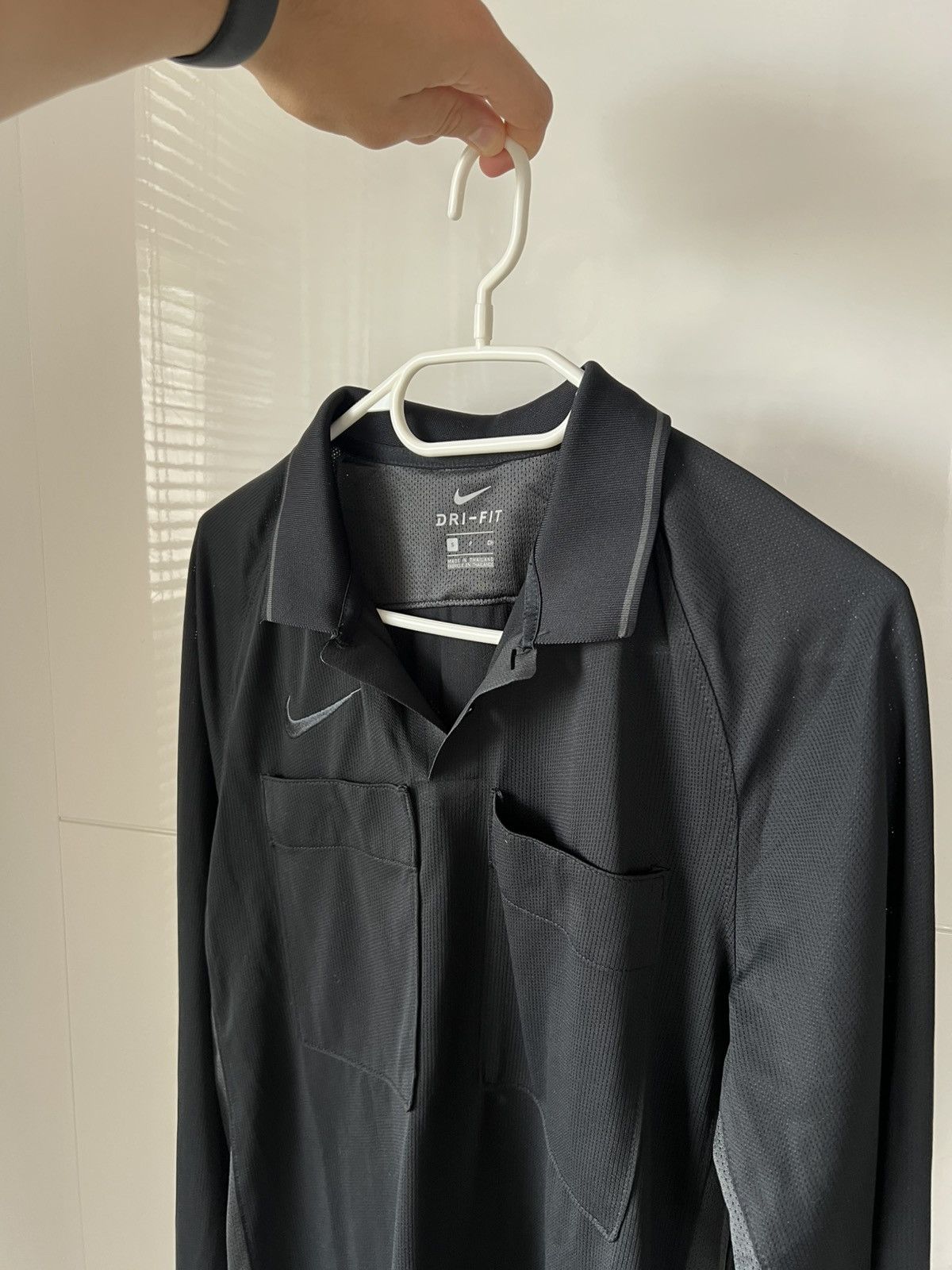 Nike Nike Dri-Fit Referee LS Jersey Long sleeve Knit Swoosh Logo Size US S / EU 44-46 / 1 - 1 Thumbnail