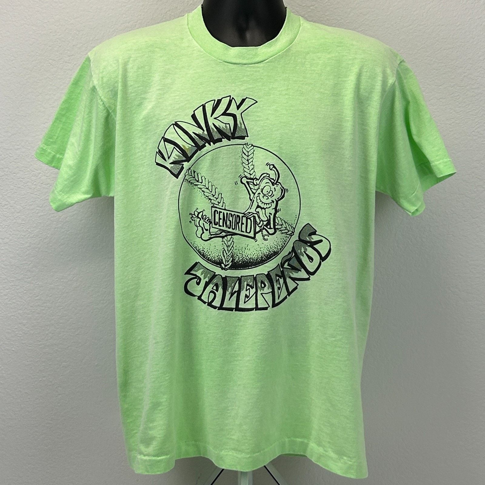Vintage Vintage 80s 90s Kinky Jalapenos T Shirt Baseball L Large Size US L / EU 52-54 / 3 - 2 Thumbnail
