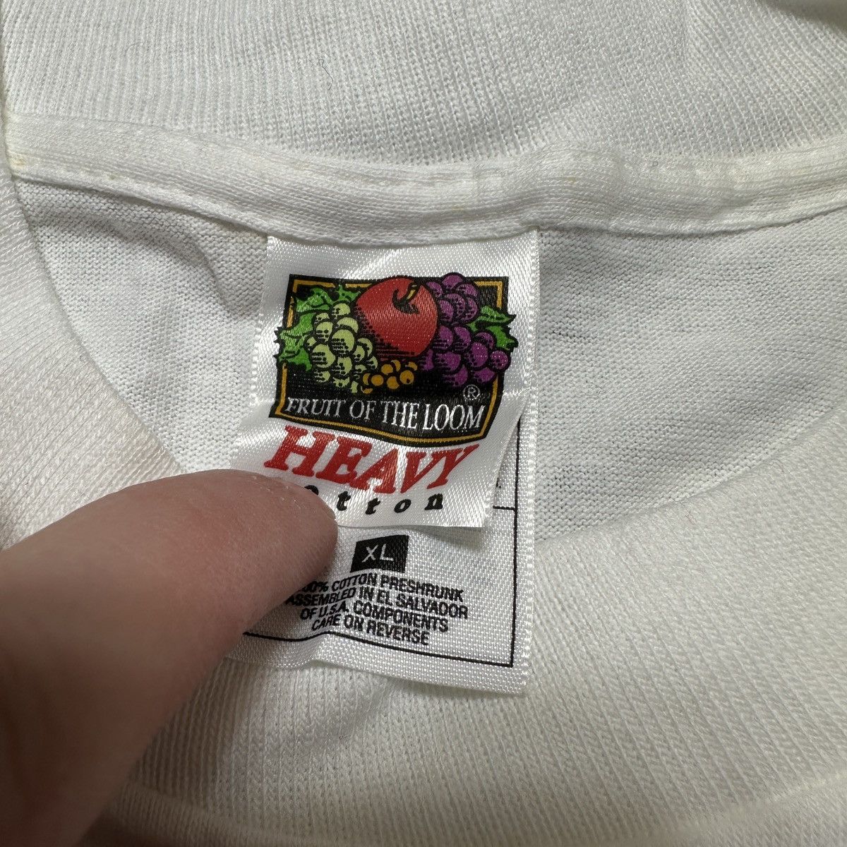 Fruit Of The Loom × Vintage Vintage WBAB Night Beat tee Size US XL / EU 56 / 4 - 4 Thumbnail