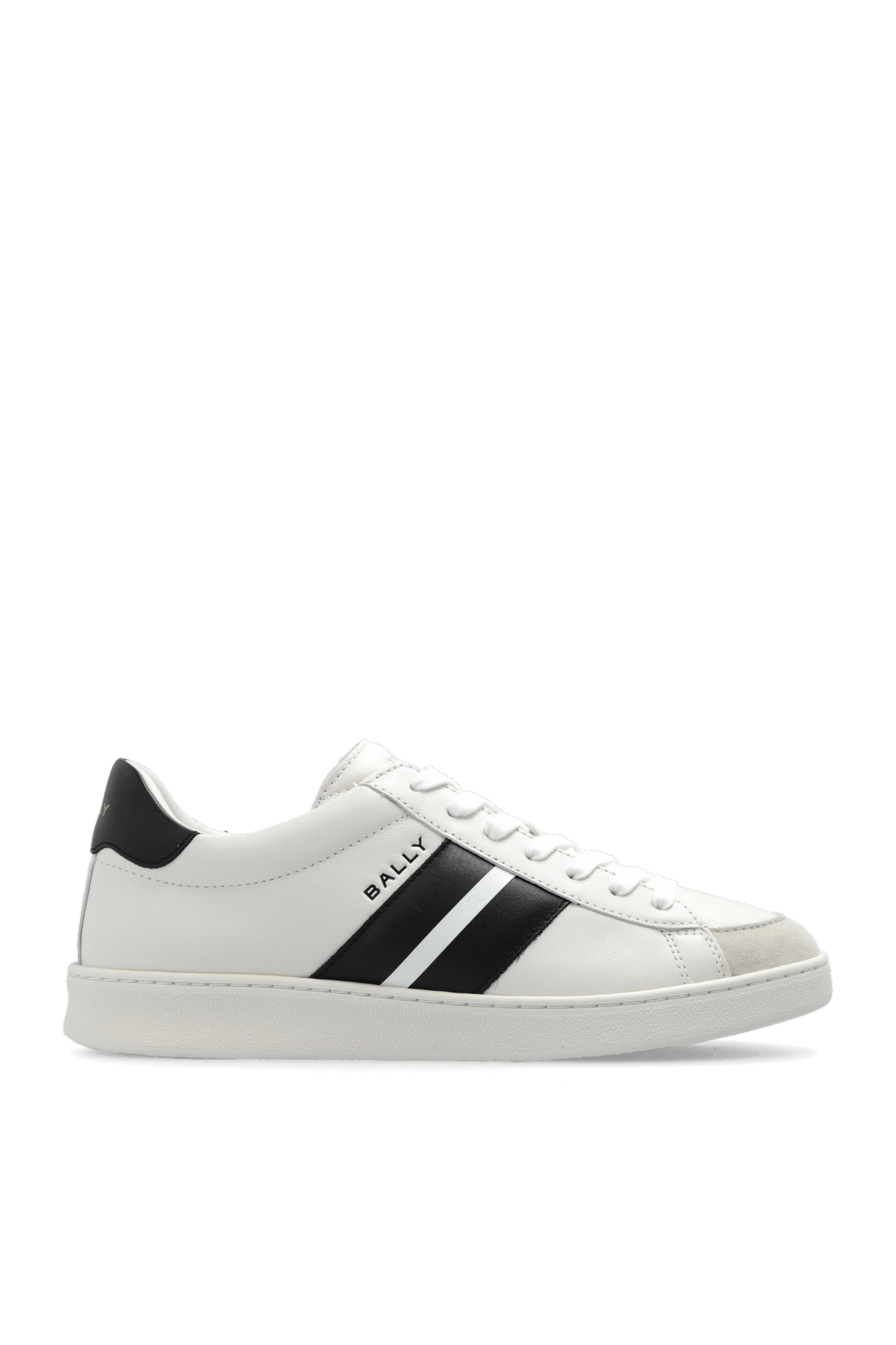 o1s22i1n0125 Soft Leather Thiago Sneakers in White Black