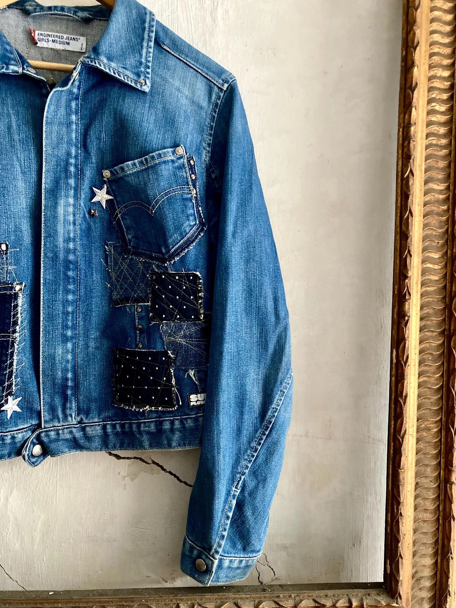 Levi's Made & Crafted Upcycled Levis jacket by Sundlowerdesign Size M / US 6-8 / IT 42-44 - 4 Thumbnail