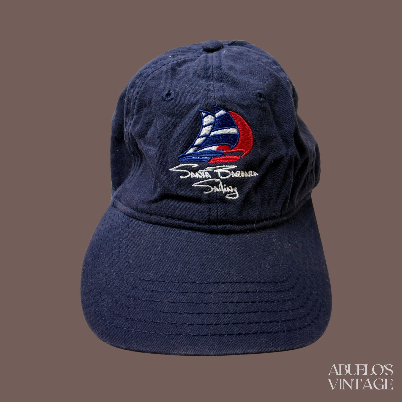 Otto VTG Strapback Hat | Otto Navy Sailing | Santa Barbara 90s Size ONE SIZE - 1 Thumbnail