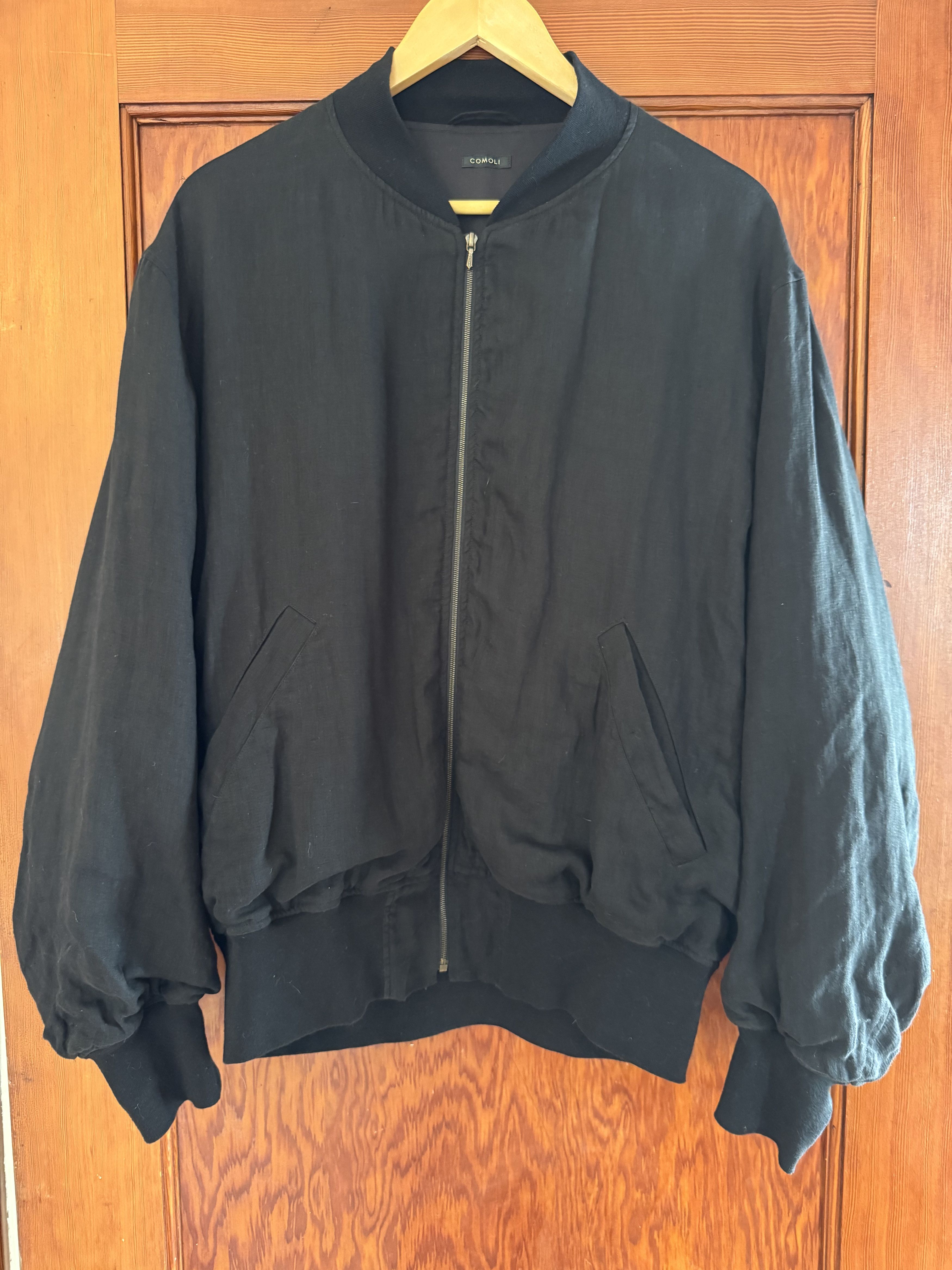Comoli Comoli double linen cloth bomber | Grailed