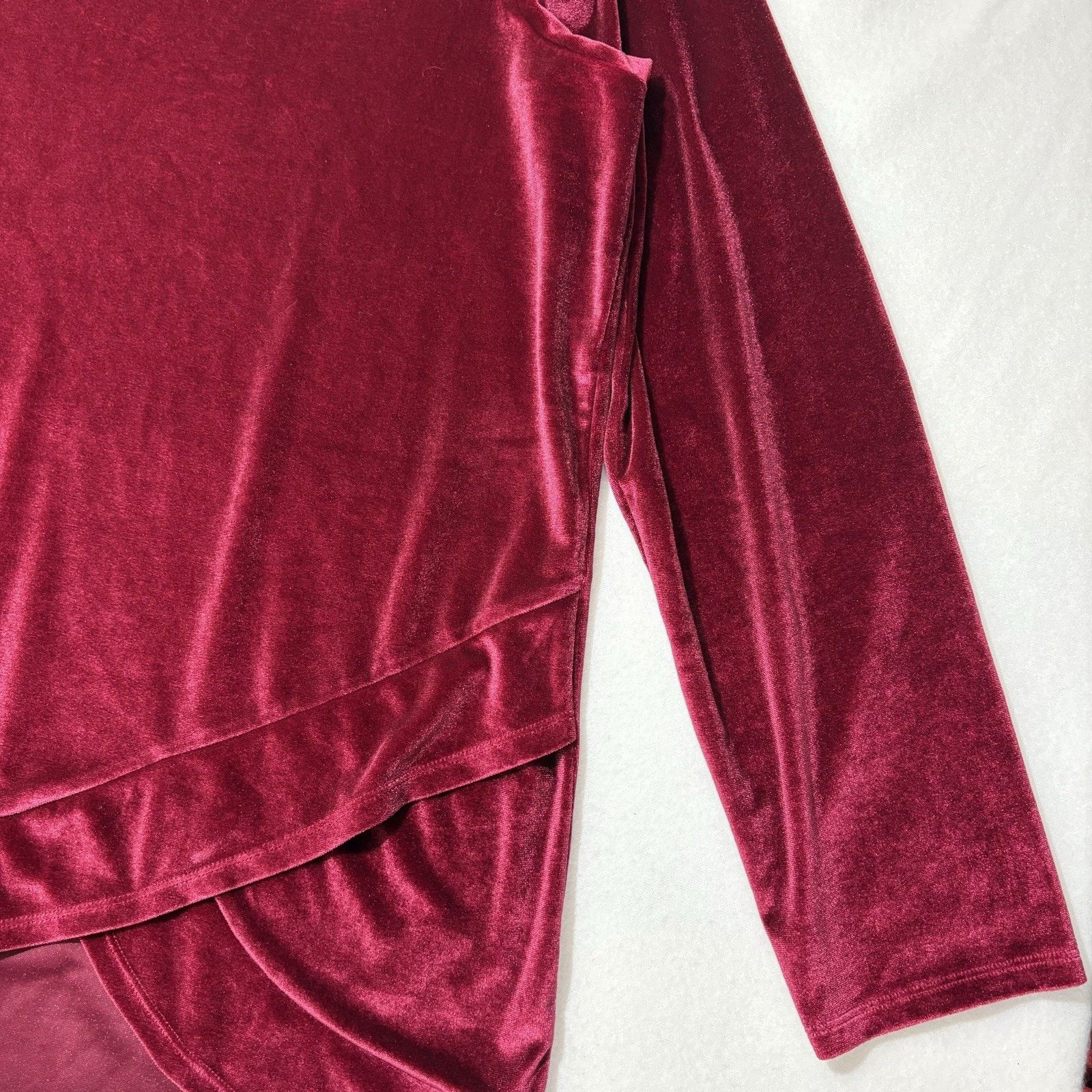 Other Quacker Factory Large Velour Sweatshirt Rhinestone Velvet Size L / US 10 / IT 46 - 6 Thumbnail