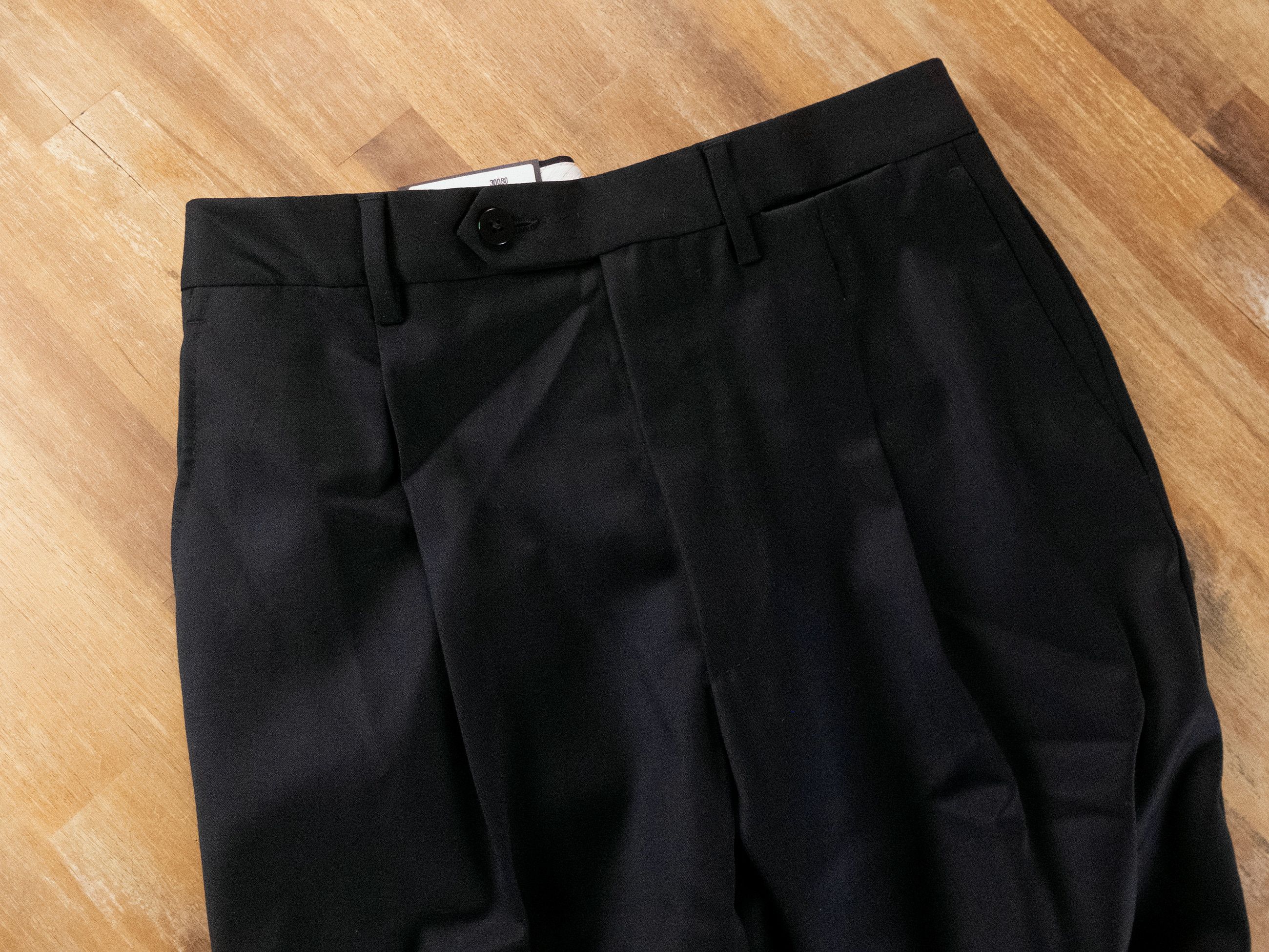 Caruso CARUSO navy blue wool dress pants trousers 32 / 48 Size US 32 / EU 48 - 2 Thumbnail
