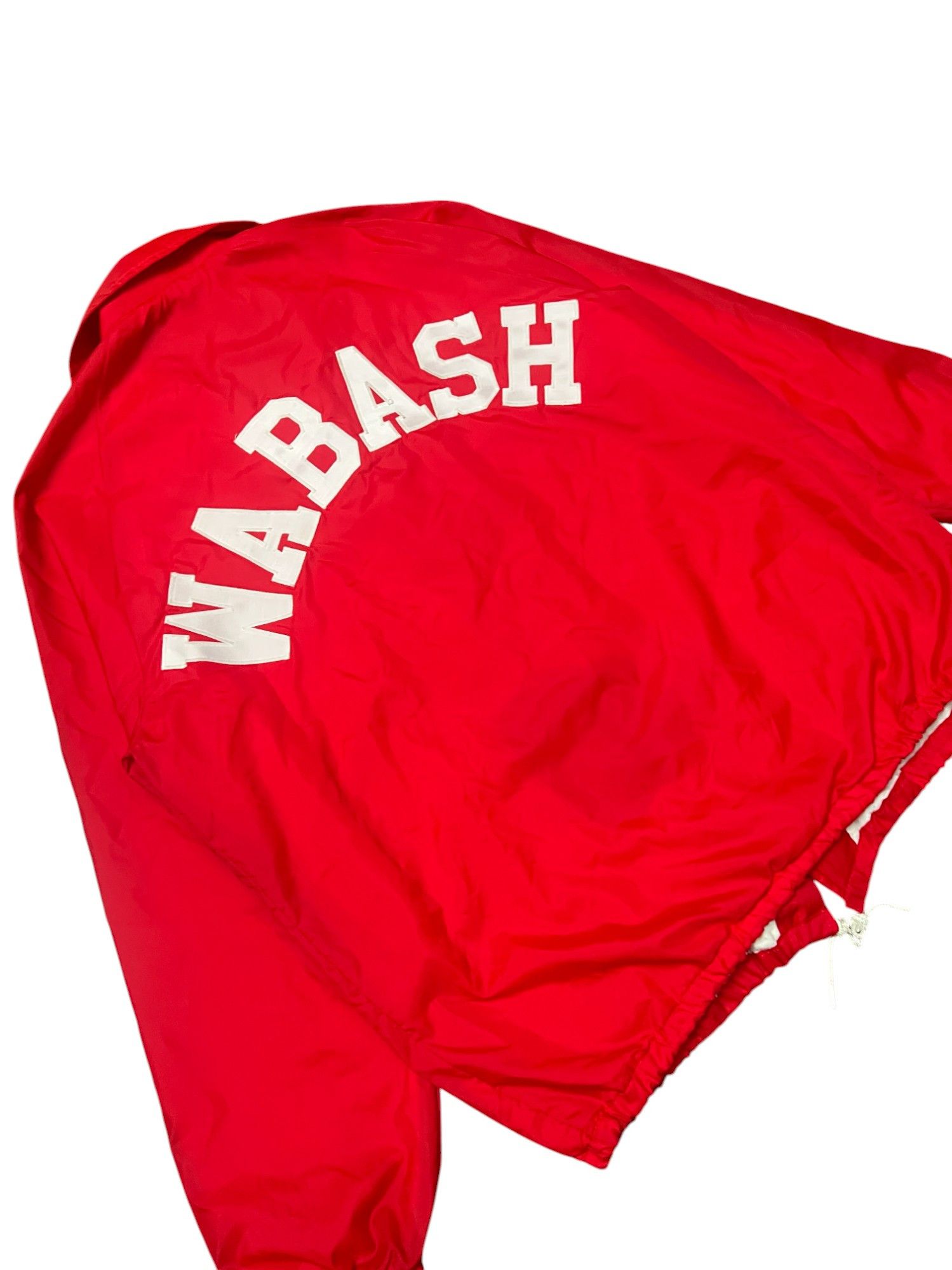 Vintage Vintage Wabash College Size XL Indiana Nylon Snap Jacket Size US XL / EU 56 / 4 - 7 Thumbnail