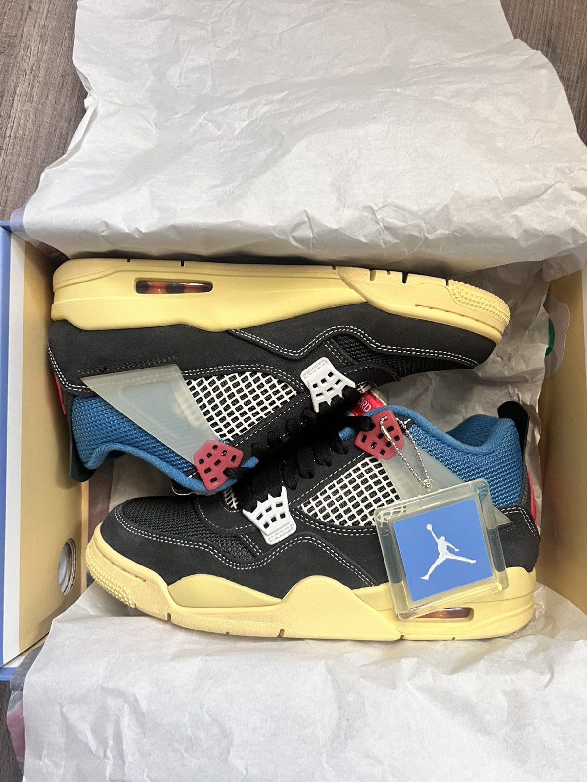 Jordan Brand × Union LA Jordan 4 retro union off Noir size 6.5M Size US 6.5 / EU 39-40 - 3 Thumbnail