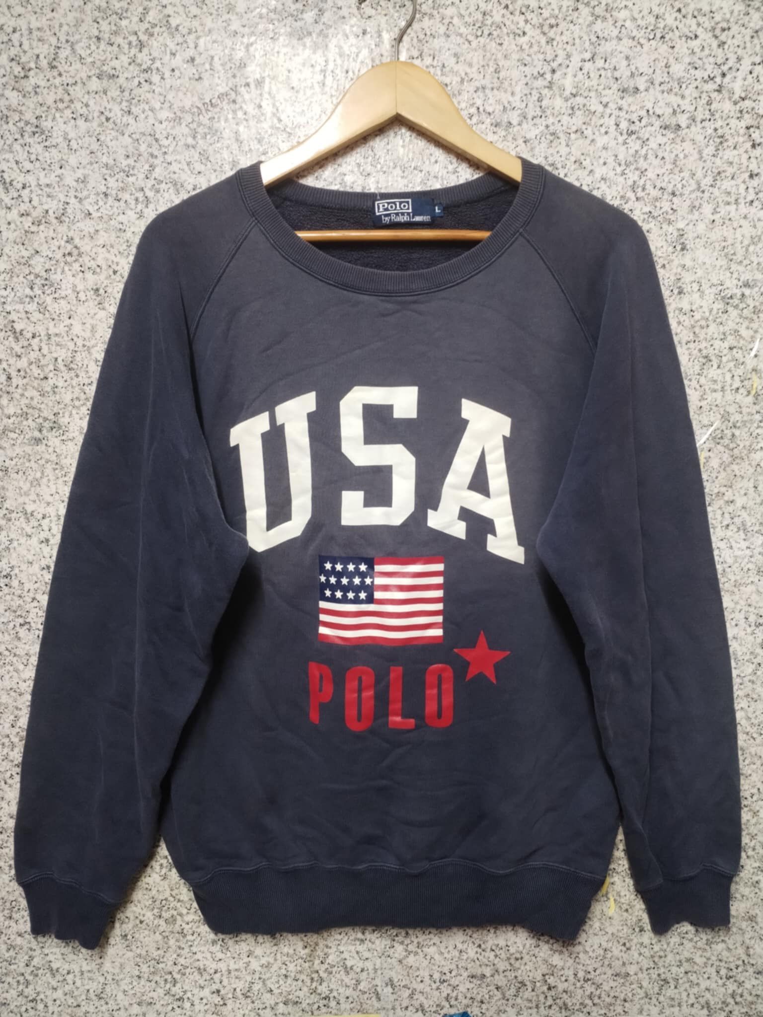 Polo Ralph Lauren × Vintage VINTAGE POLO RALPH LAUREN USA BIG LOGO VERY RARE Size US L / EU 52-54 / 3 - 1 Thumbnail