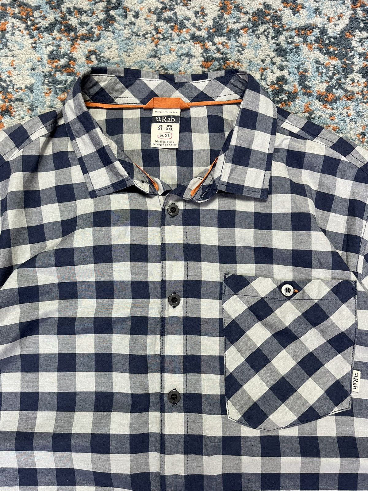 Rab × Vintage Vintage y2k Rab checked plaid thin summer shirt Size US XL / EU 56 / 4 - 4 Thumbnail