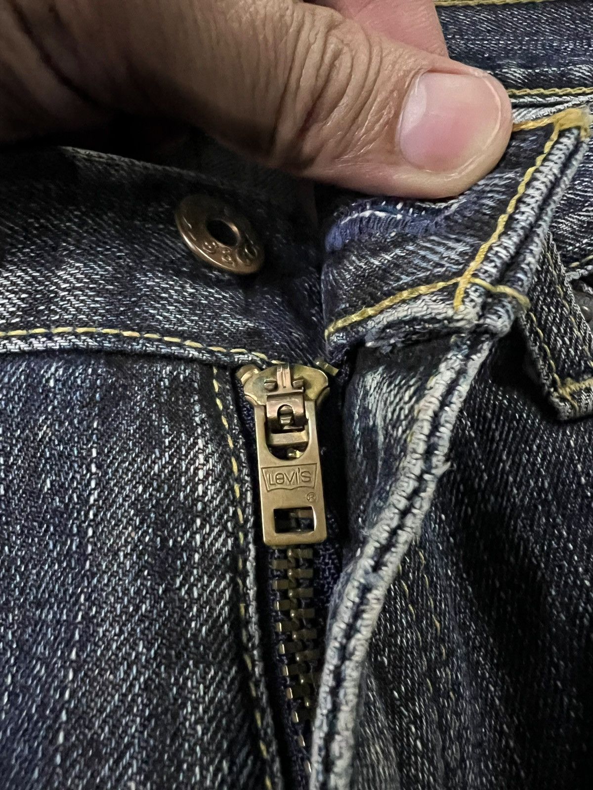 Levi's × Levi's Vintage Clothing Vintage Levis 537 Faded Distress Jeans Size US 33 - 8 Thumbnail
