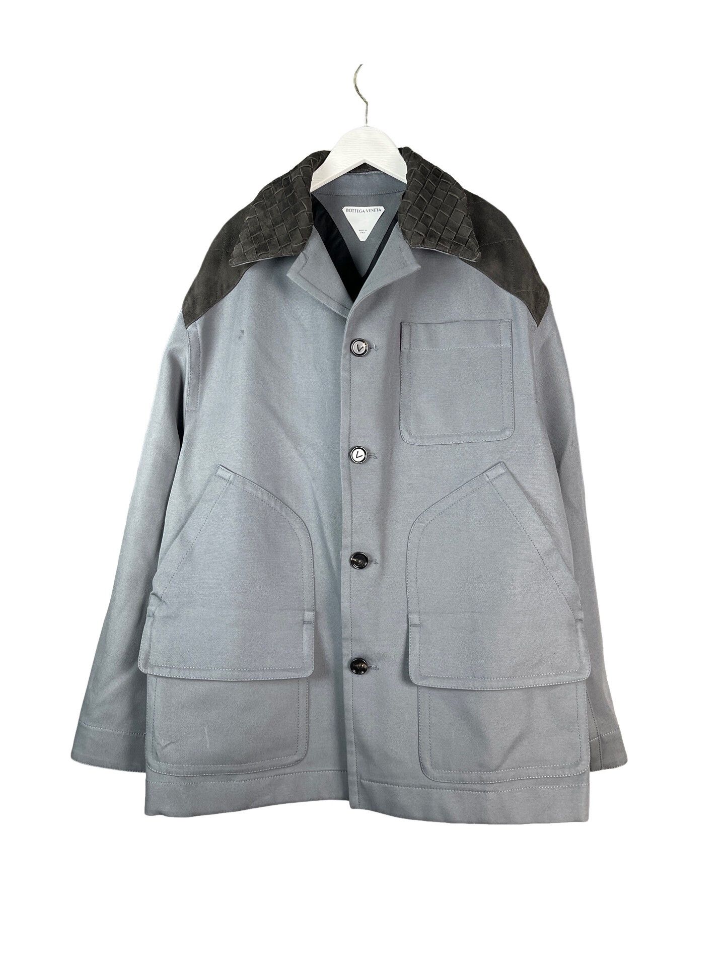 Bottega Veneta Bottega Veneta Suede Trim Field Jacket Size 46 Size US S / EU 44-46 / 1 - 1 Thumbnail