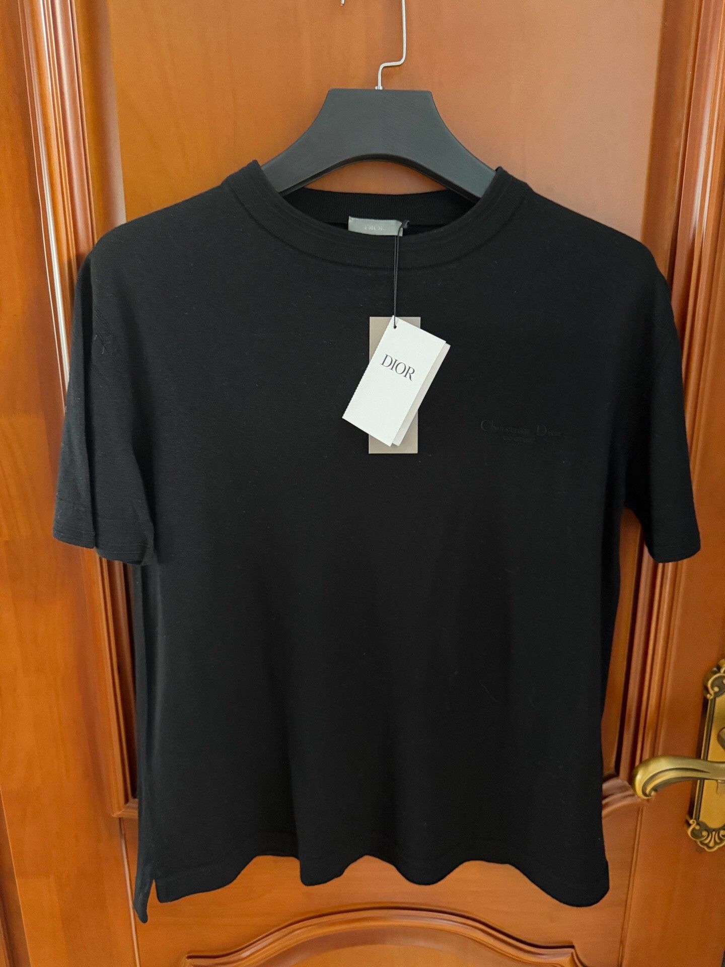 Dior Dior Embroidered Black T-Shirt l Men Size US L / EU 52-54 / 3 - 1 Thumbnail