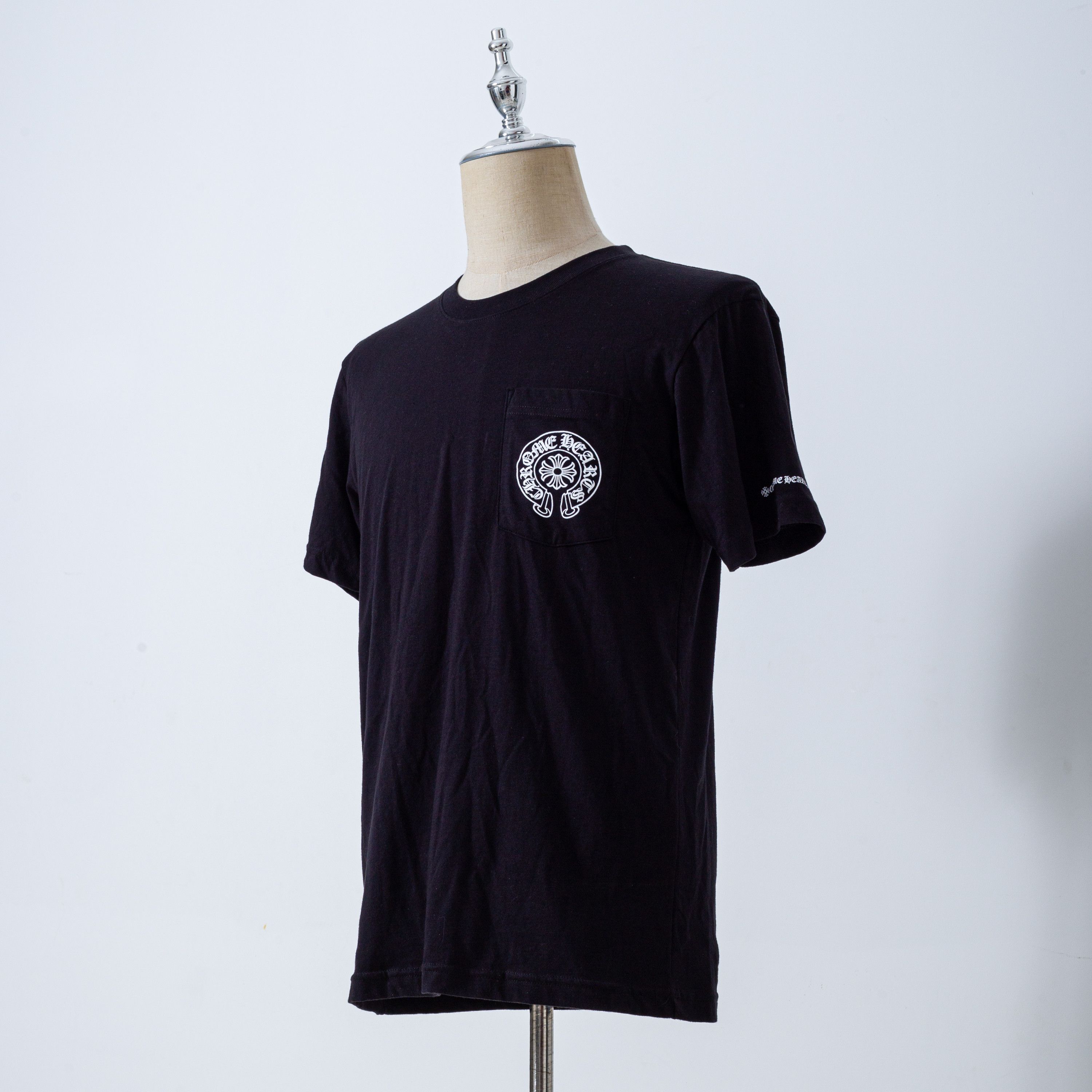 Chrome Hearts CHROME HEARTS Horseshoe Logo Tee T-Shirt Size US M / EU 48-50 / 2 - 2 Thumbnail