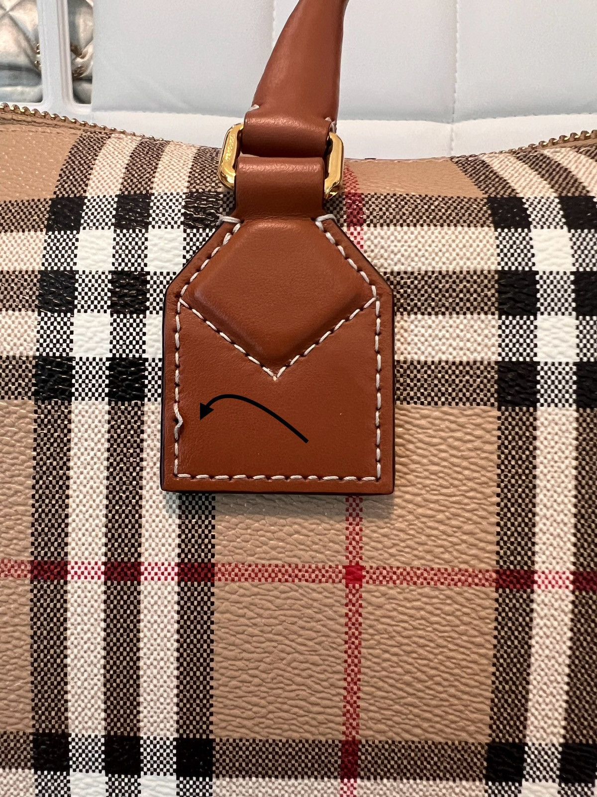 Burberry BURBERRY leather bowling bag Size ONE SIZE - 6 Thumbnail