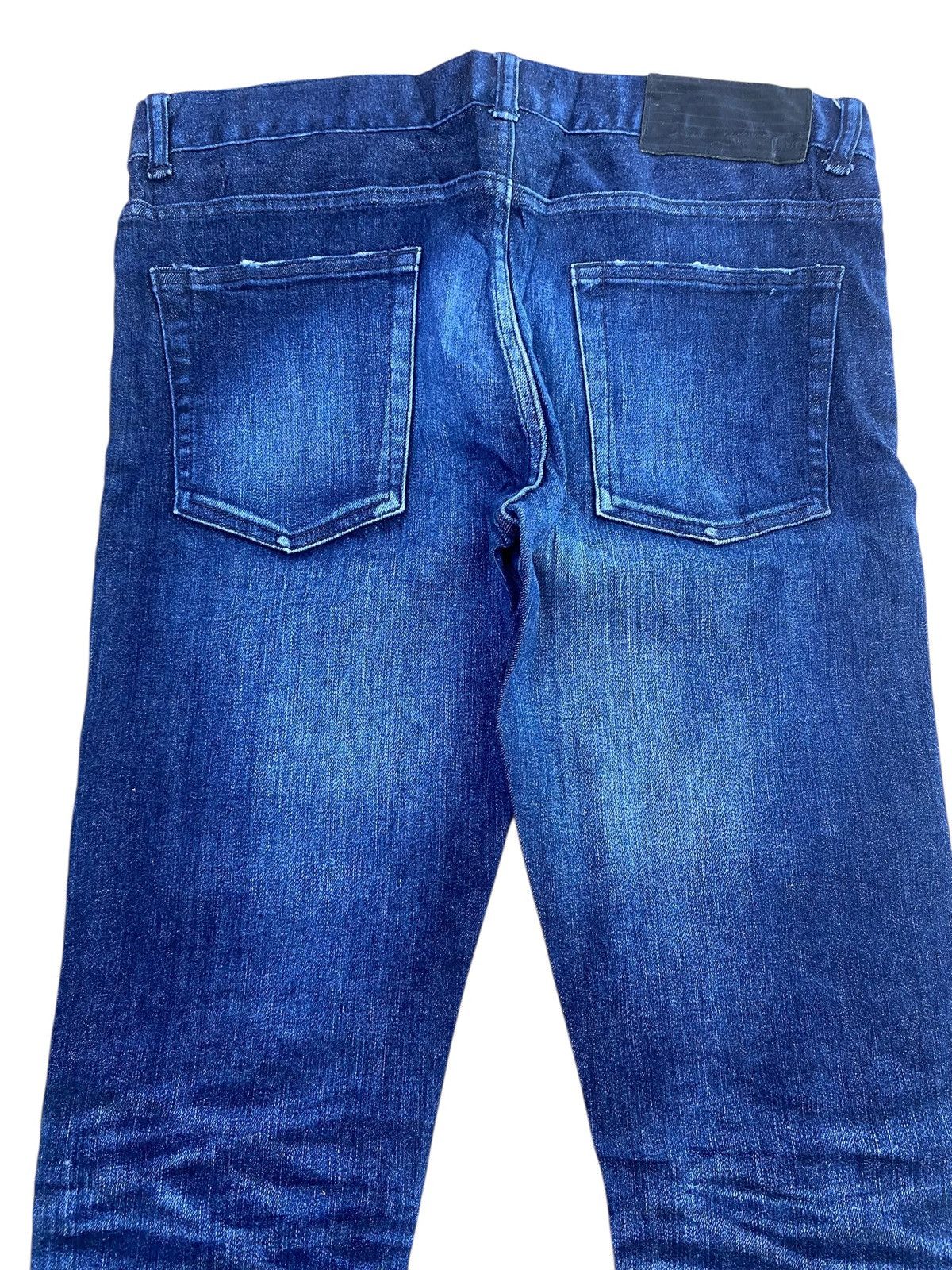 Other Luv Maison Dark Faded Wash Distressed Style Skinny Jeans Size US 30 / EU 46 - 4 Thumbnail