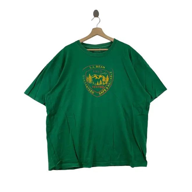 L.L. Bean Vintage L.L. BEAN Field Tested Reliable Outdoor Tee Shirt Size US XXL / EU 58 / 5 - 1 Thumbnail