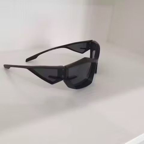 Jewelry Cyber Black Sunglasses Retro Punk Archive Cosplay Jewelry Size ONE SIZE - 4 Thumbnail