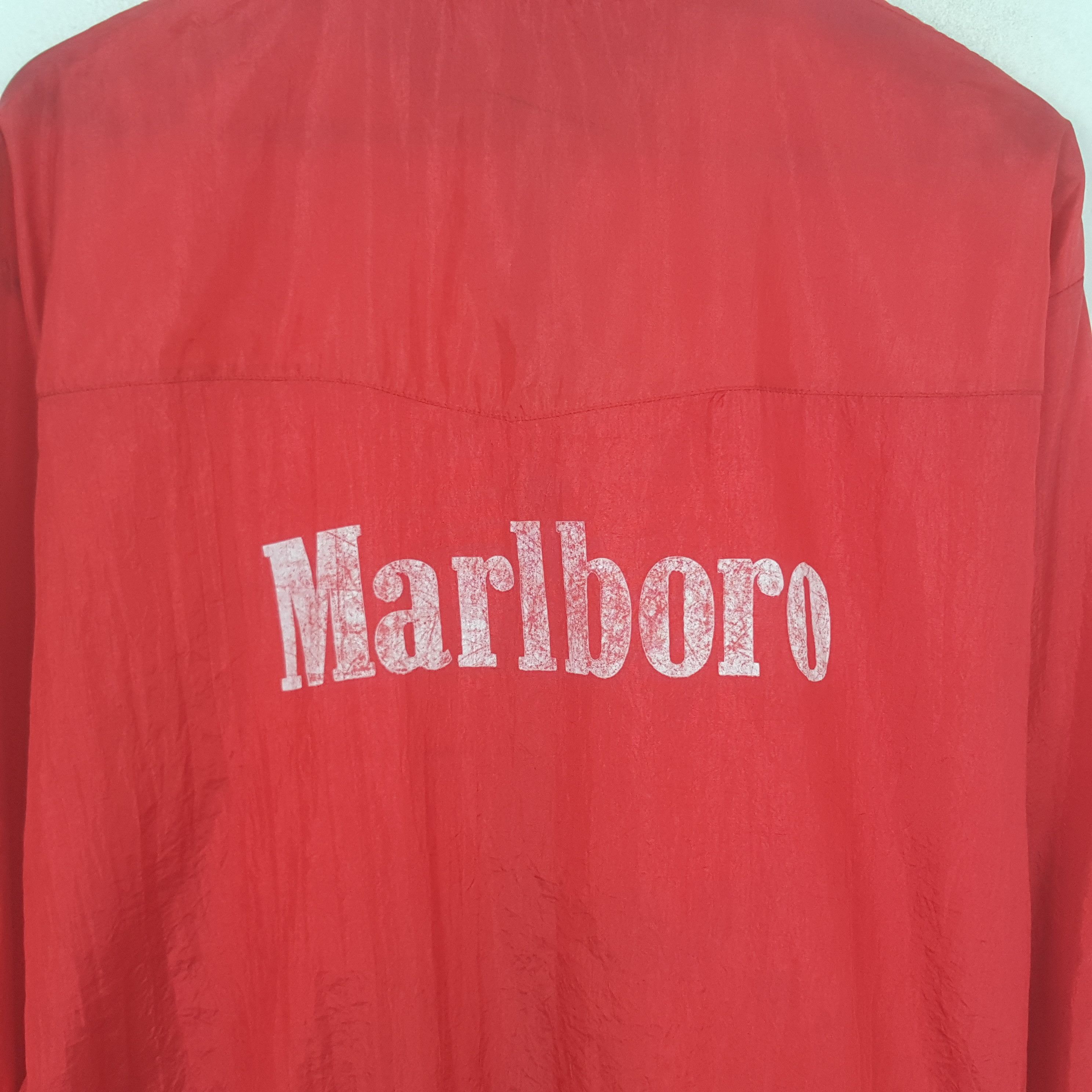 Marlboro Vintage Marlboro Windbreaker Jacket Size US L / EU 52-54 / 3 - 2 Thumbnail
