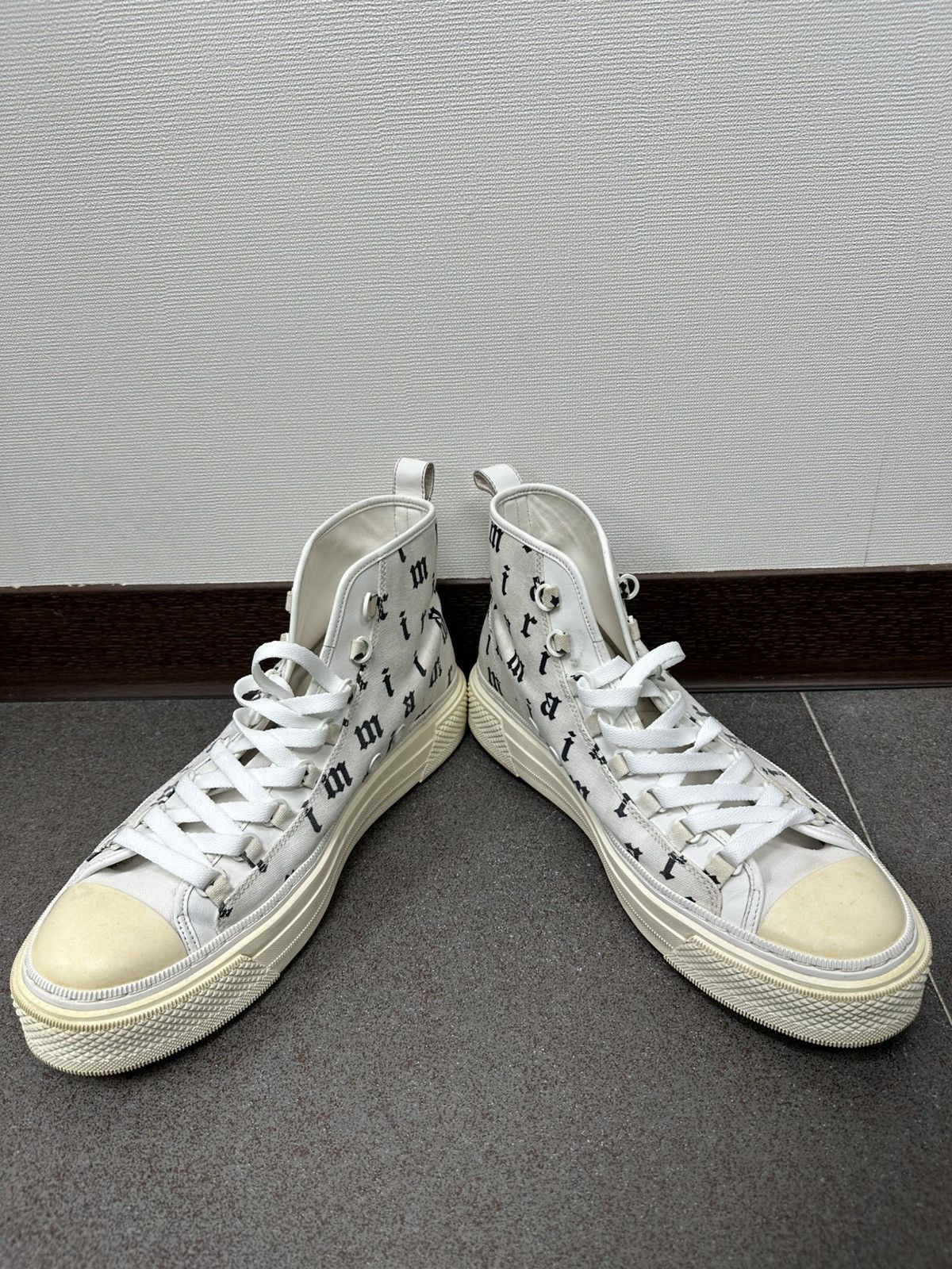 Amiri Amiri Logo High-top Sneakers Size: 45 Size US 12 / EU 45 - 2 Thumbnail