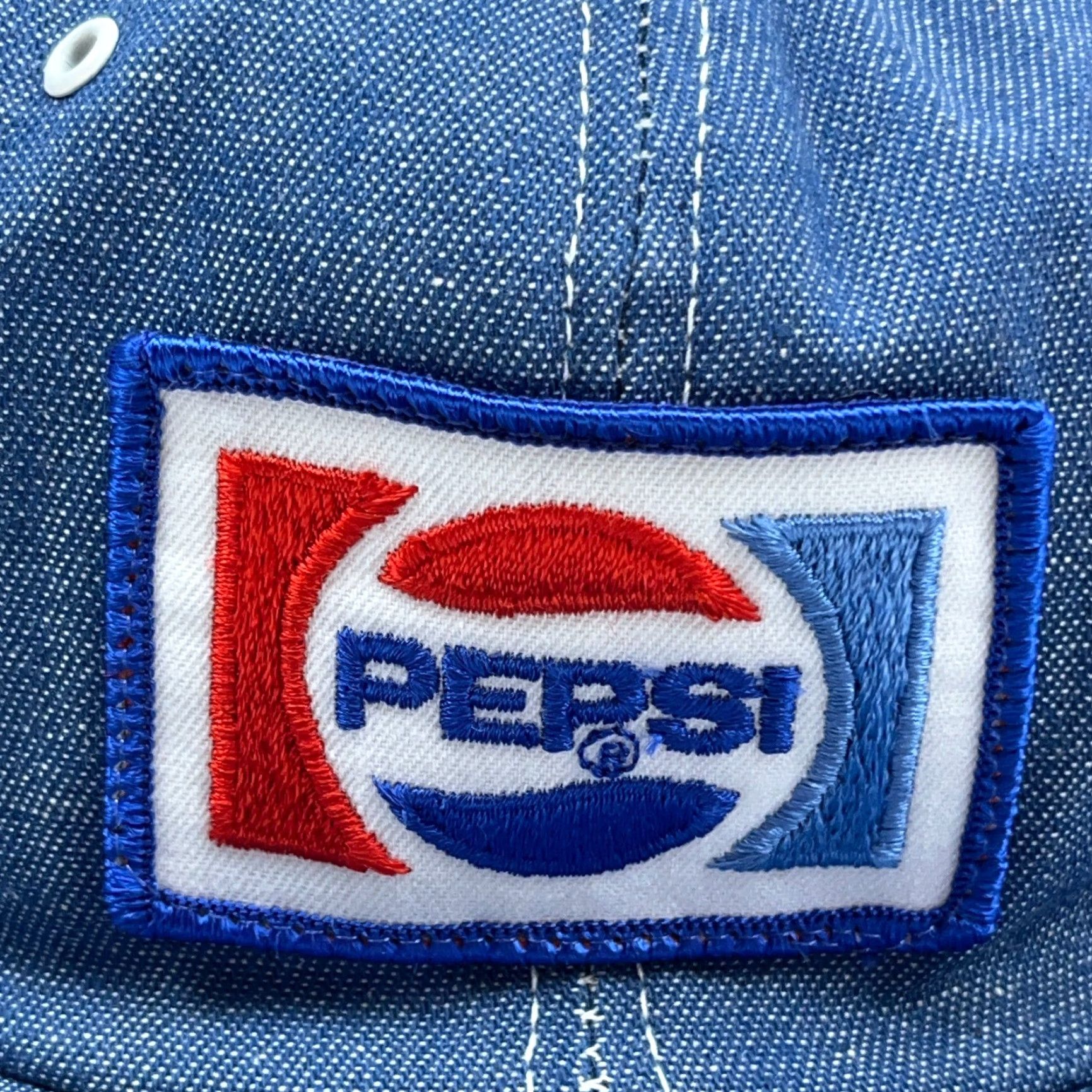 Vintage VINTAGE K-Brand Trucker Hat Denim Cotton One Size Blue 80s 90s Retro USA Made Adjustable Size US 35 - 4 Thumbnail