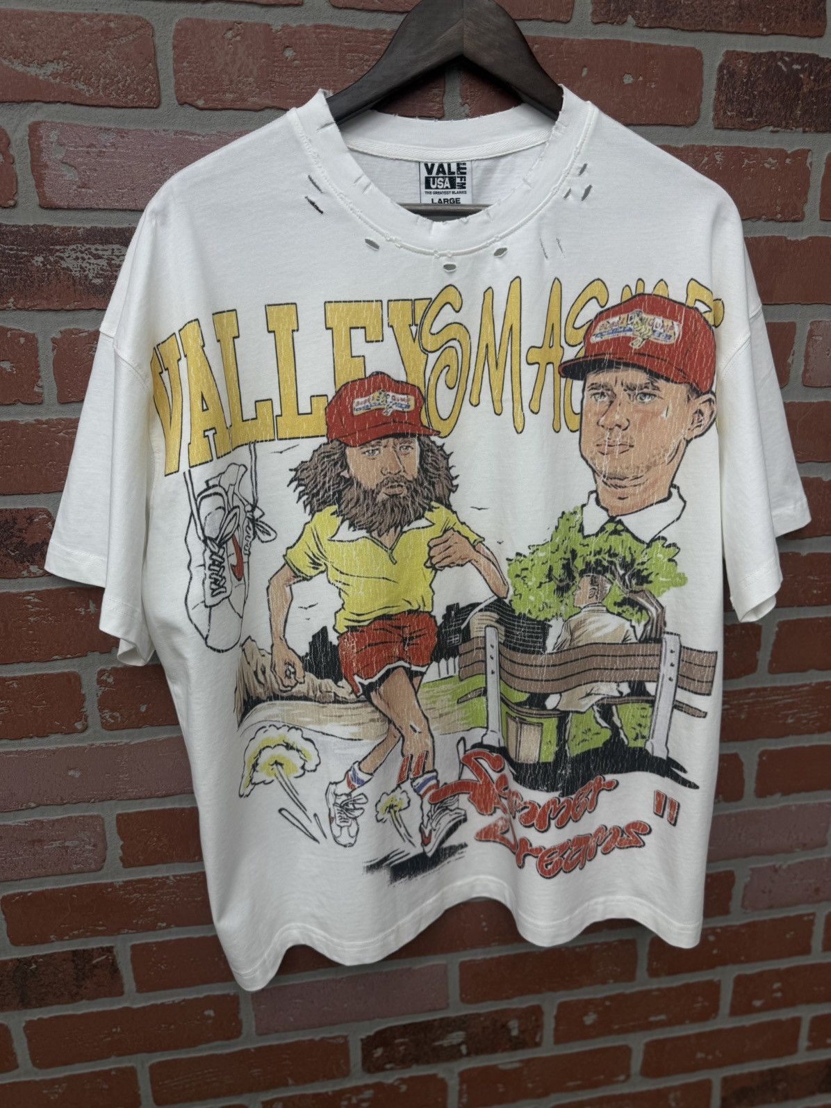 Vale Valley White Summer Tee Men’s Size L (NEW) Size US L / EU 52-54 / 3 - 2 Thumbnail