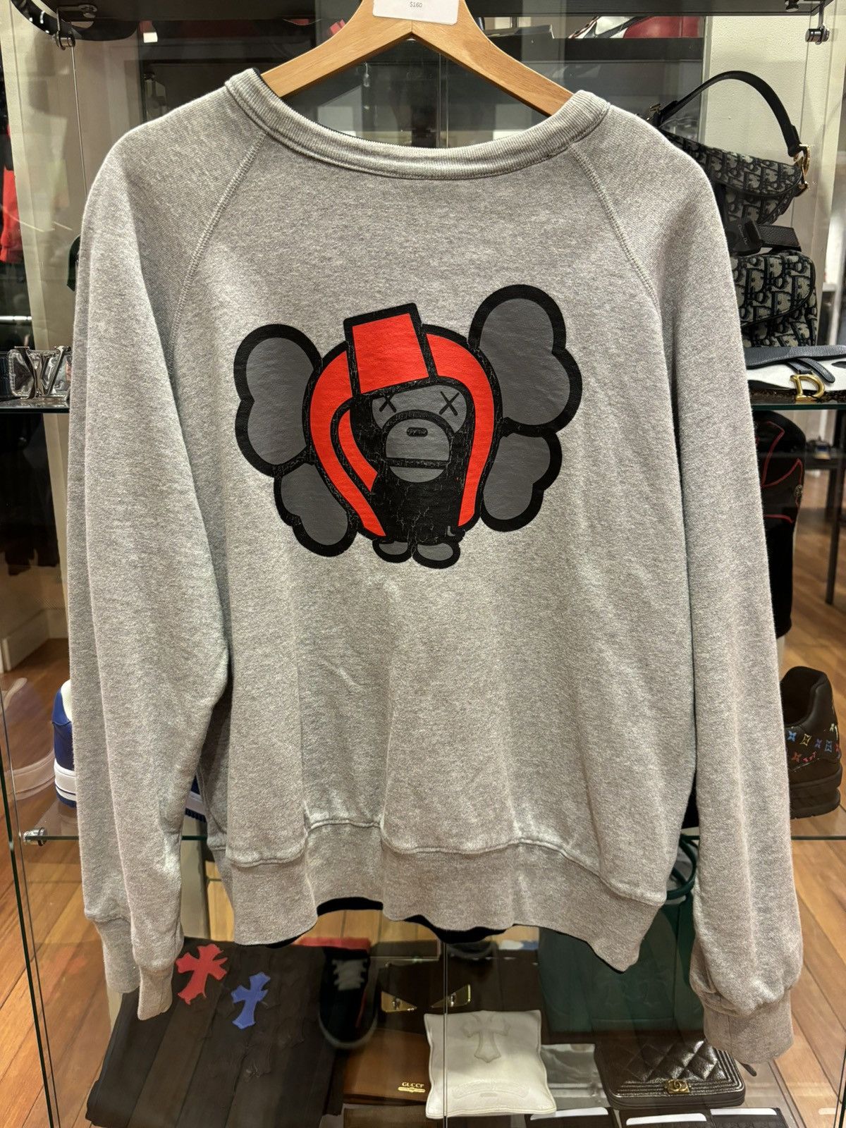 Bape Bape Kaws Reversible Crewneck Size US M / EU 48-50 / 2 - 1 Thumbnail