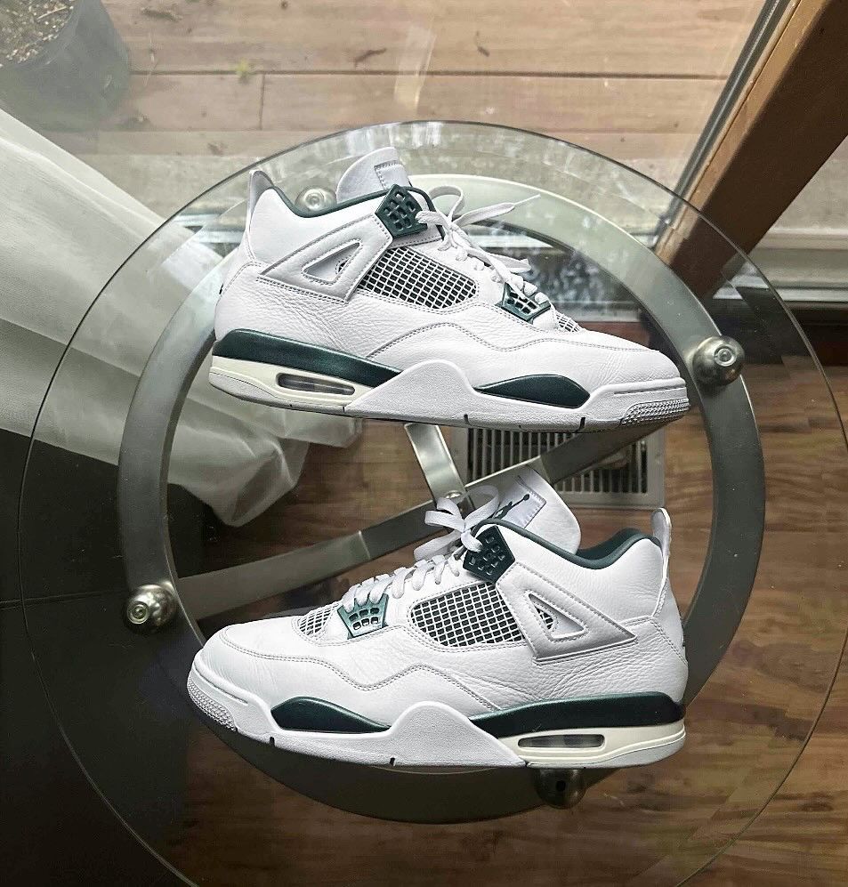 Jordan Brand Nike Air Jordan 4 Oxidized Green Og Retro Size 12 Men’s Size US 12 / EU 45 - 1 Thumbnail
