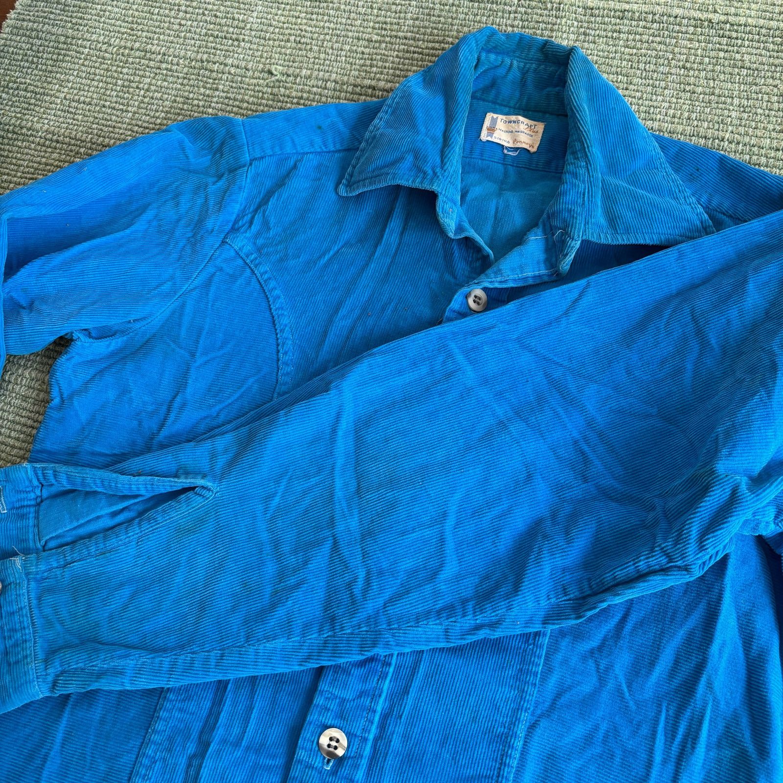 Towncraft × Vintage Vintage 1960's Corduroy Towncraft Button Up Western Shirt M Size US M / EU 48-50 / 2 - 6 Thumbnail