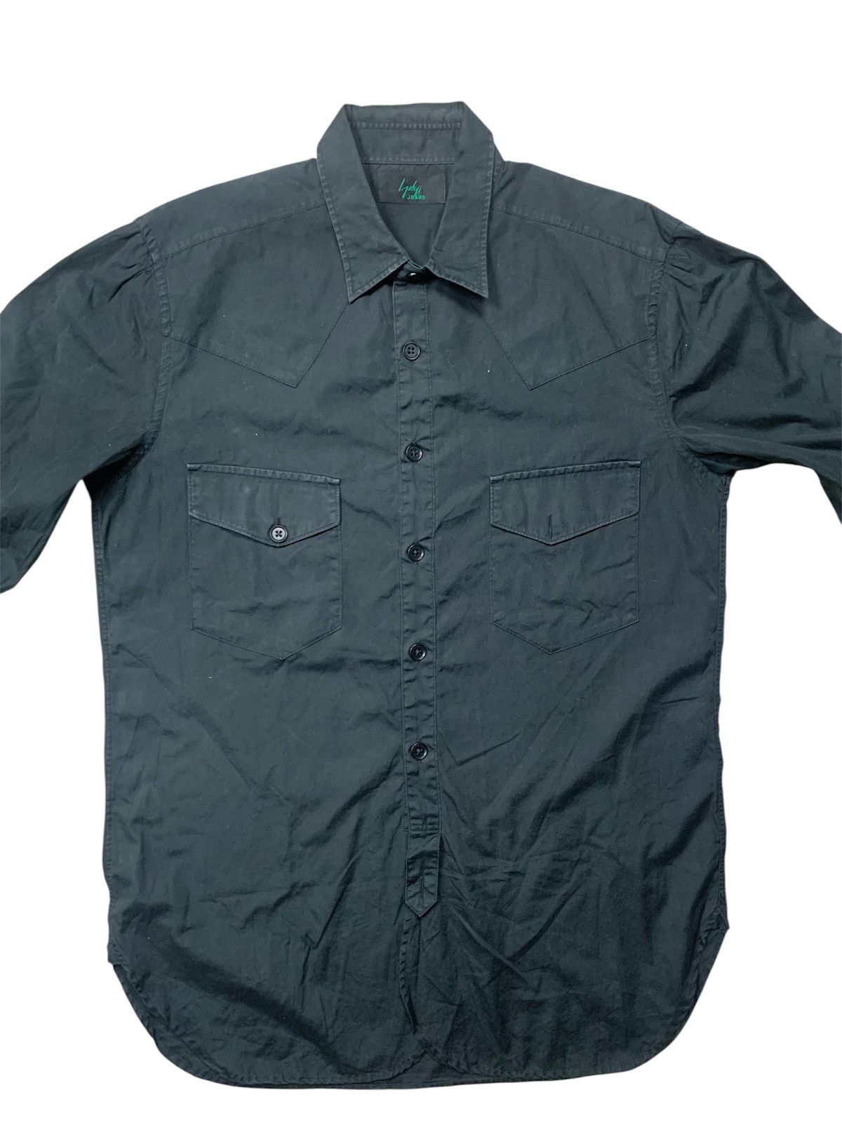Yohji Yamamoto Yohji yamamoto workwear shirt Size US L / EU 52-54 / 3 - 3 Thumbnail