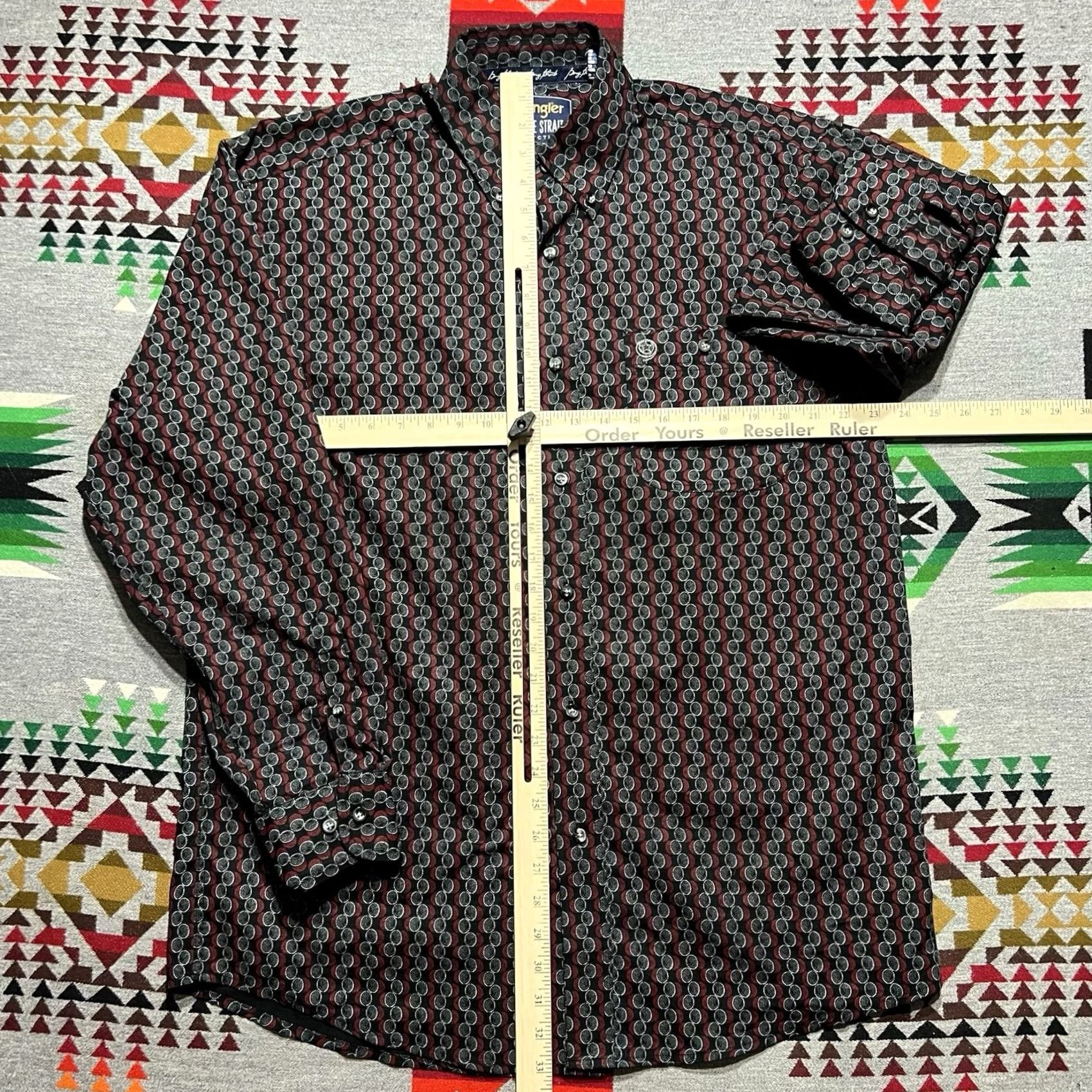 Wrangler Wrangler George Strait Shirt Mens Large Multicolor Western Long Sleeve Rodeo Size US L / EU 52-54 / 3 - 3 Thumbnail