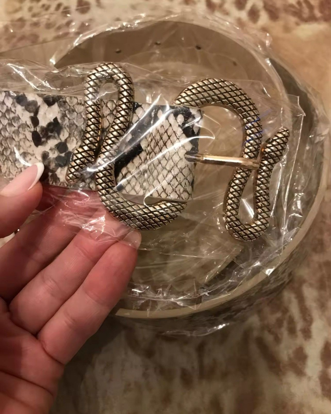 Japanese Brand 120 CM Snake Buckle belt Size ONE SIZE - 5 Thumbnail