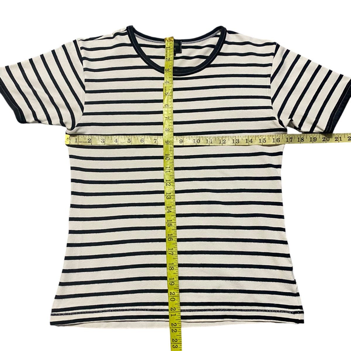 Jean Paul Gaultier Vintage Jean Paul Gaultier Homme Stripe Body Shirt Size US L / EU 52-54 / 3 - 11 Thumbnail