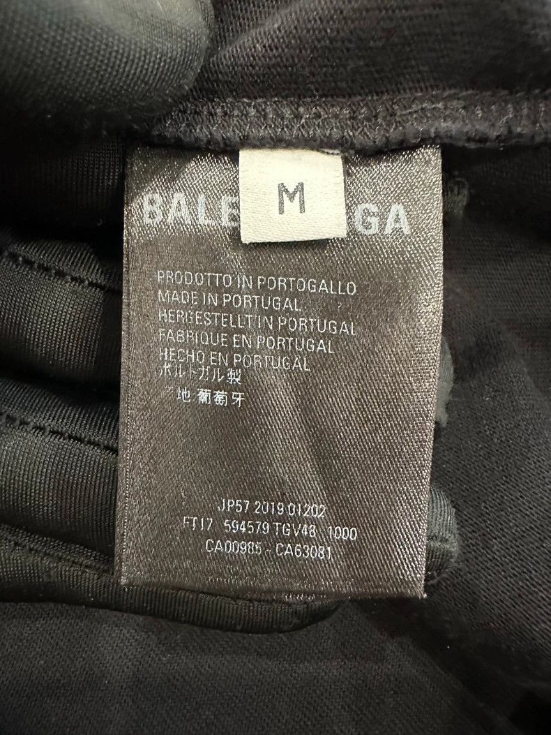 Balenciaga Balenciaga Paris Black Short Sleeve Tee Size US M / EU 48-50 / 2 - 5 Thumbnail