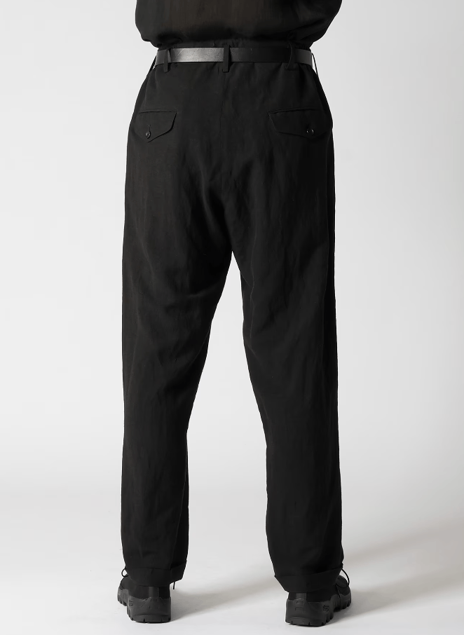 Yohji Yamamoto Yohji Yamamoto Pour Homme - LI/RY MACKIN PANTS Size US 32 / EU 48 - 3 Thumbnail